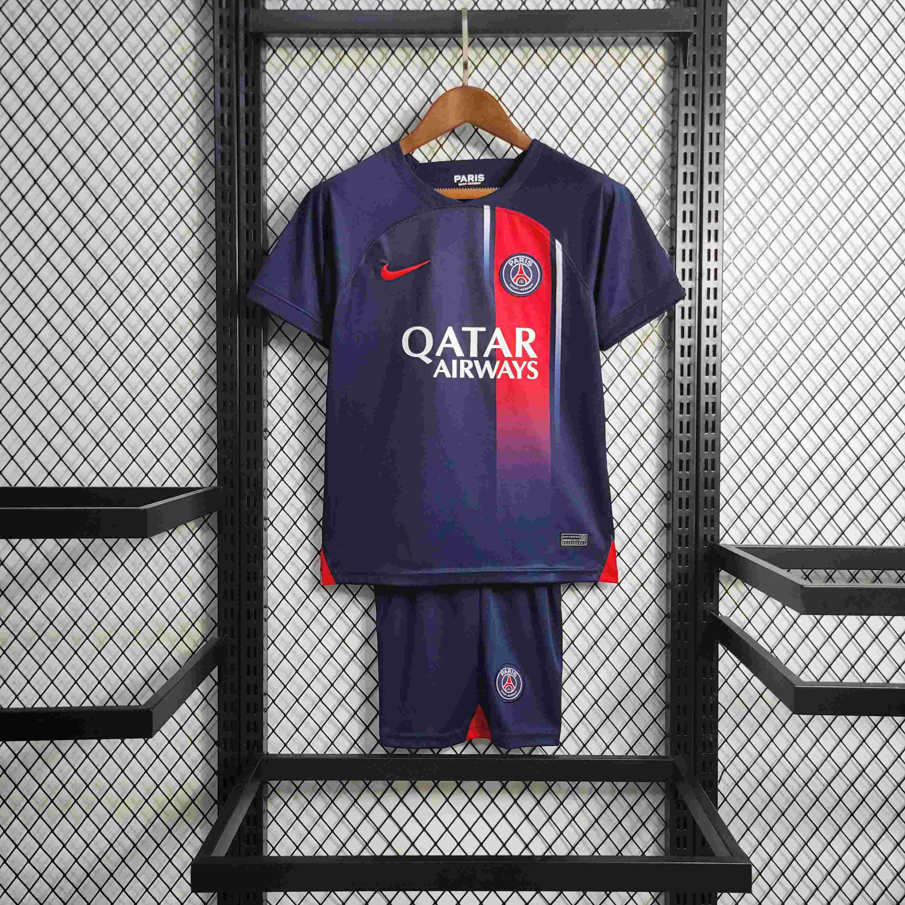 2023/2024 Psg Paris Saint-Germain Home Football Shirt Kids Size Suit-mysite Custom Football Kit- Nextkits