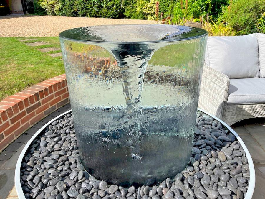 Endless Vortex Water Fountain Yard or Garden Water Feature