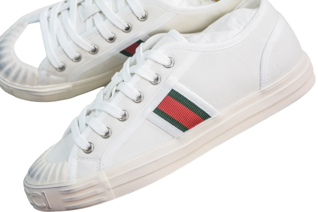 Gucci Sneaker with Web in White、mysite、Cacoeks