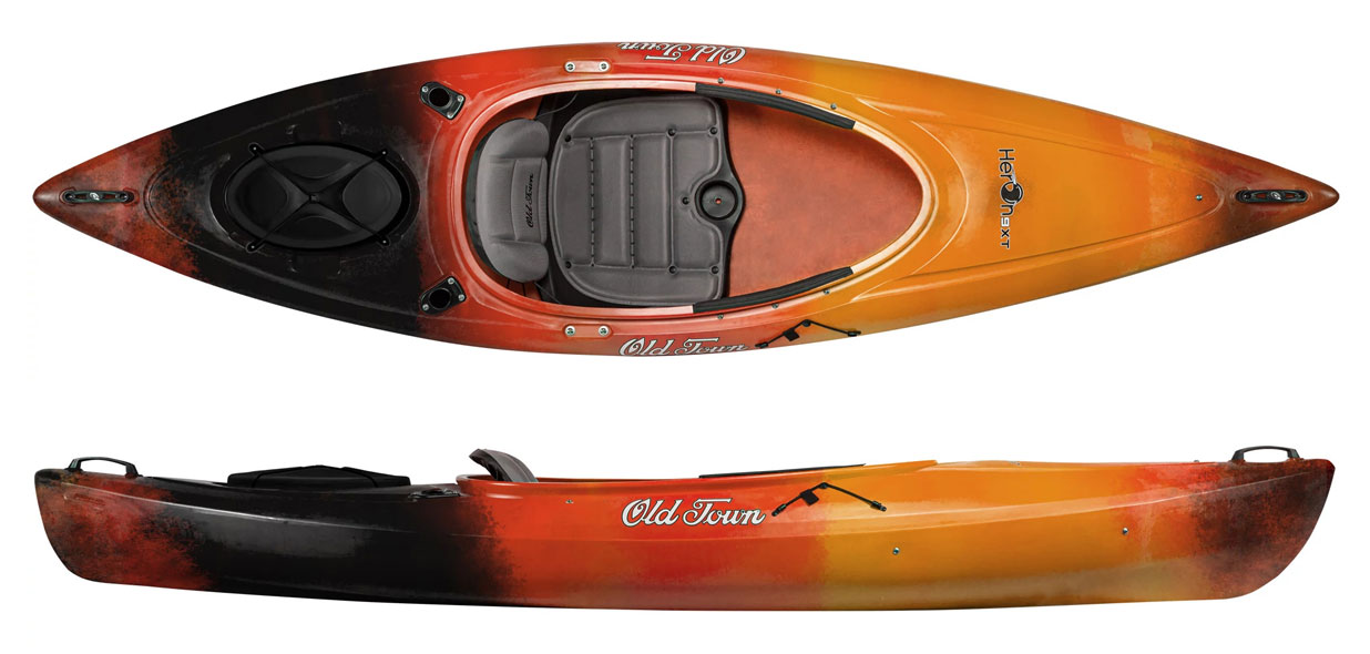 Hotspot map of the Old Town Heron 9XT - Lava