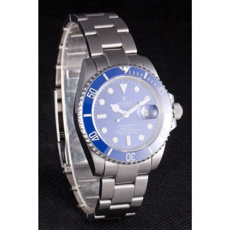Superclone Rolex Submariner 40mm Blue Dial SRL50-fasswatch