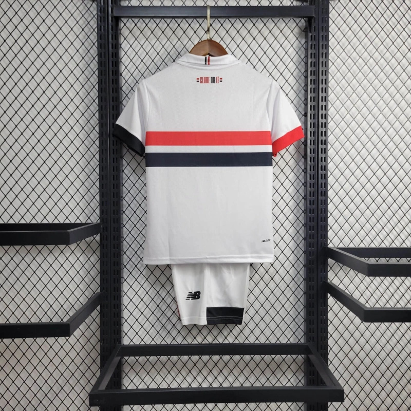 ManixJersey.com | Sao Paulo 2024 Home Stadium Kids Kit -Customize Name, Number and Patch | Worldwide Shipping