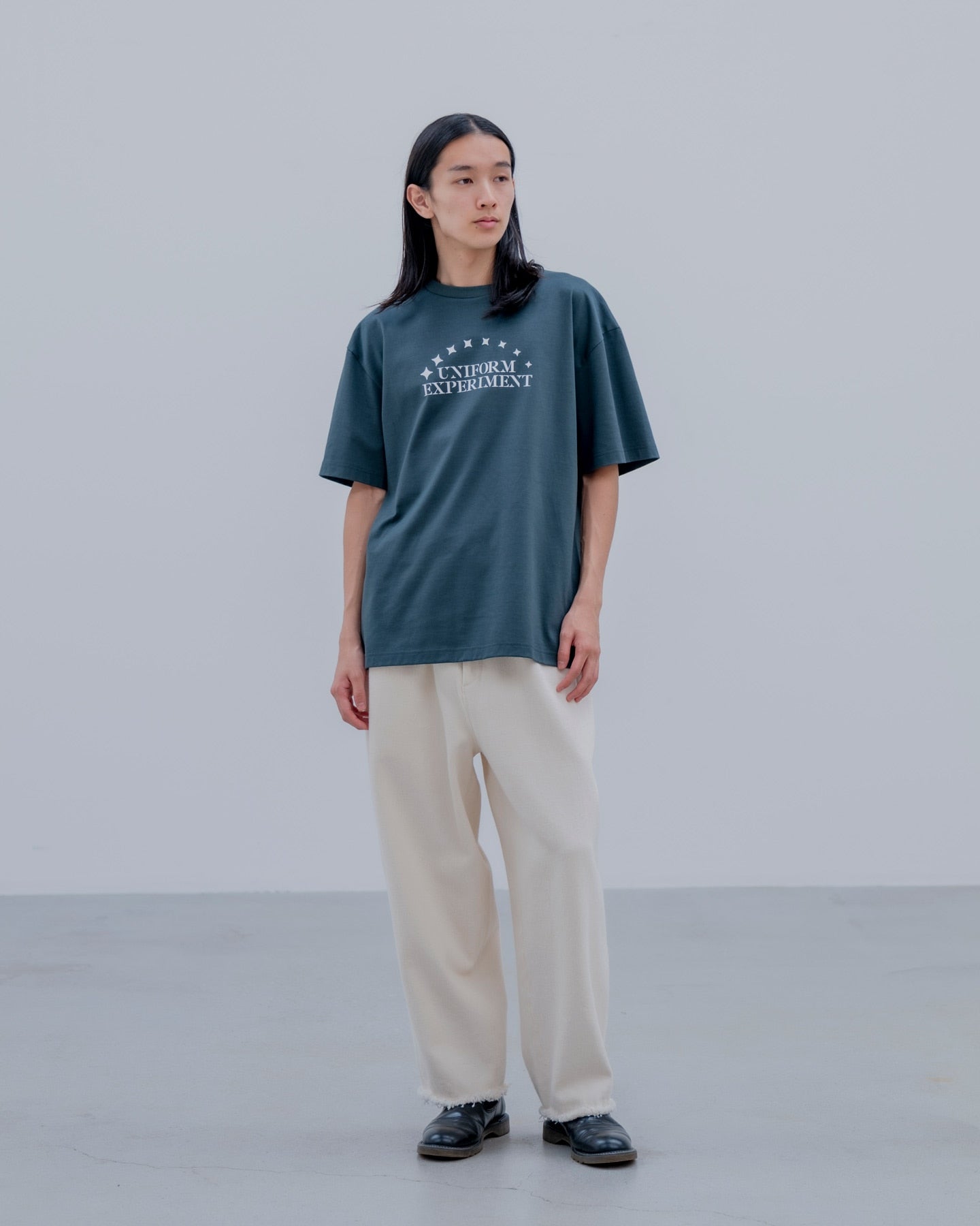 uniform experiment 25S/S STENCIL LOGO TEE  UE-250040 