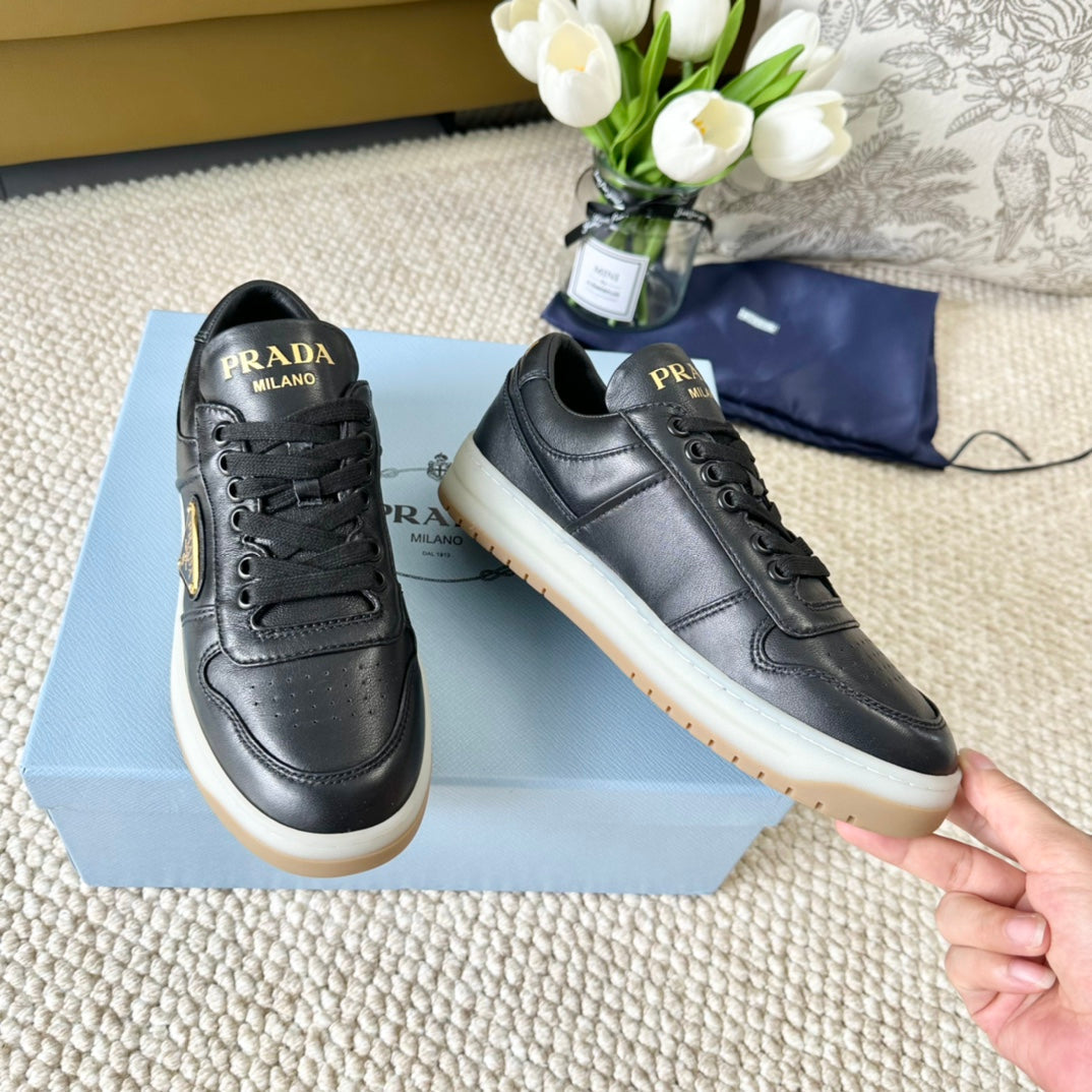 PRA DOWNTOWN NAPPA SNEAKERS BLACK CALFSKIN、mysite、Cacoeks