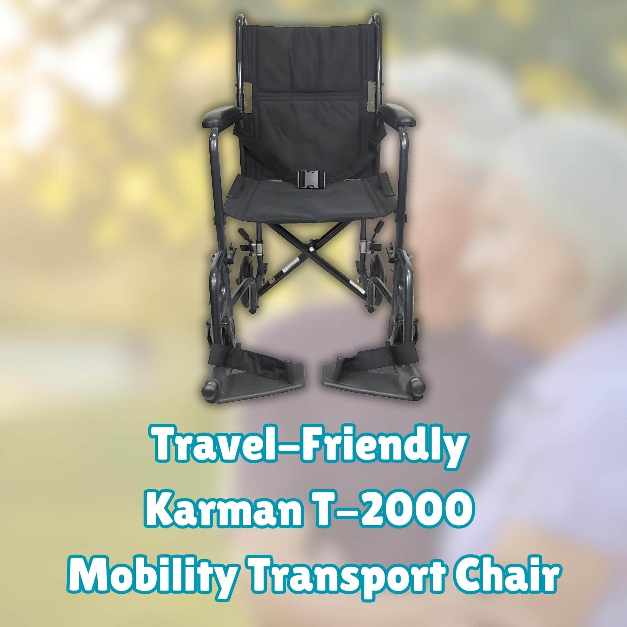 Travel-Friendly Karman T-2000 Mobility Transport Chair