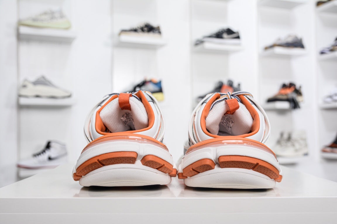 Balenciaga Track Mule in White Orange、mysite、Cacoeks