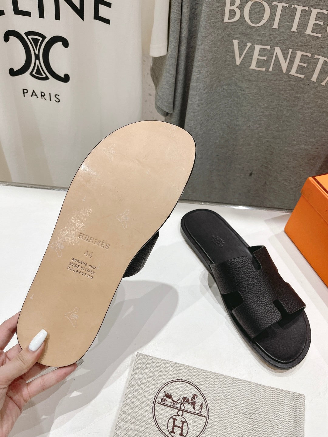 IZMIR SANDAL BLACK LAMBSKIN、mysite、Cacoeks