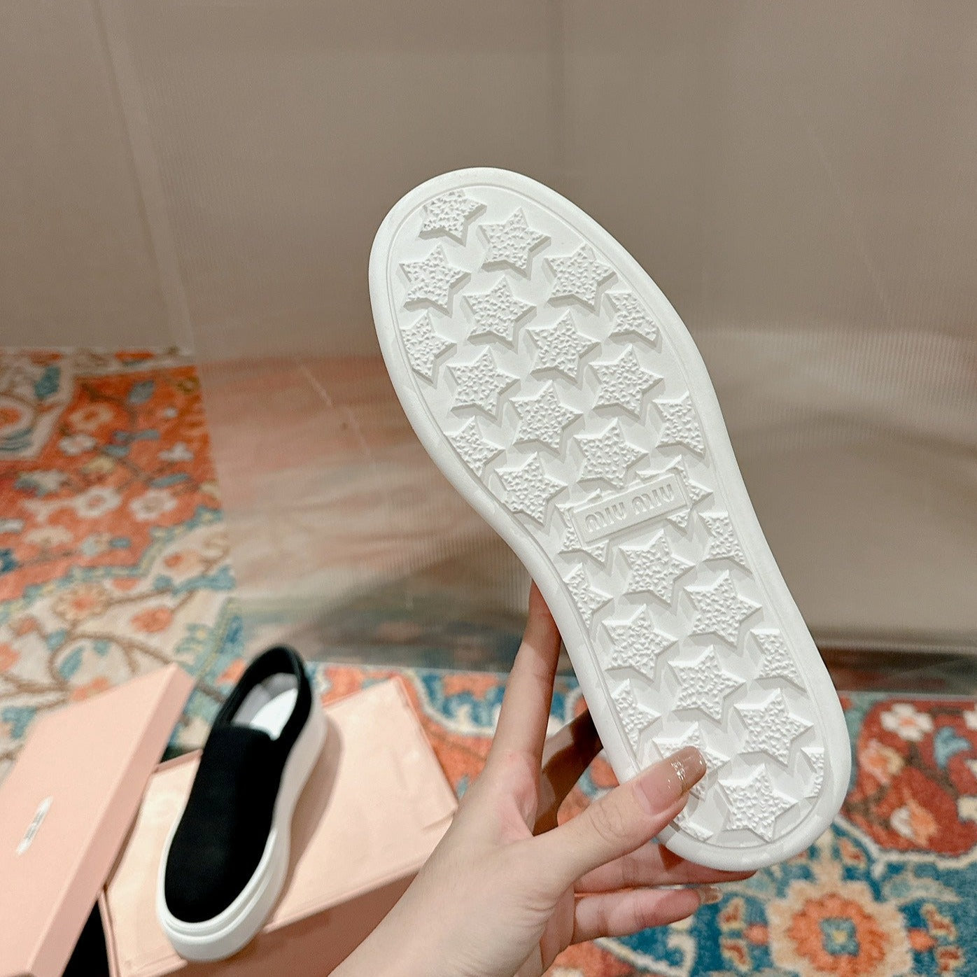 Slip-on Shoes High Sole Black Canvas、mysite、Cacoeks