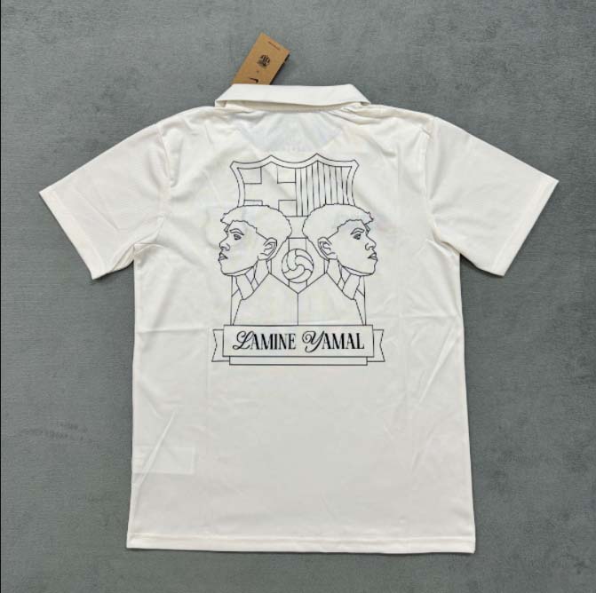 2024/2025 Barcelona Special Edition White Football Shirt 1:1 Thai Quality:football jersey mysite: unitedjerseyfootball 邓江浪:football