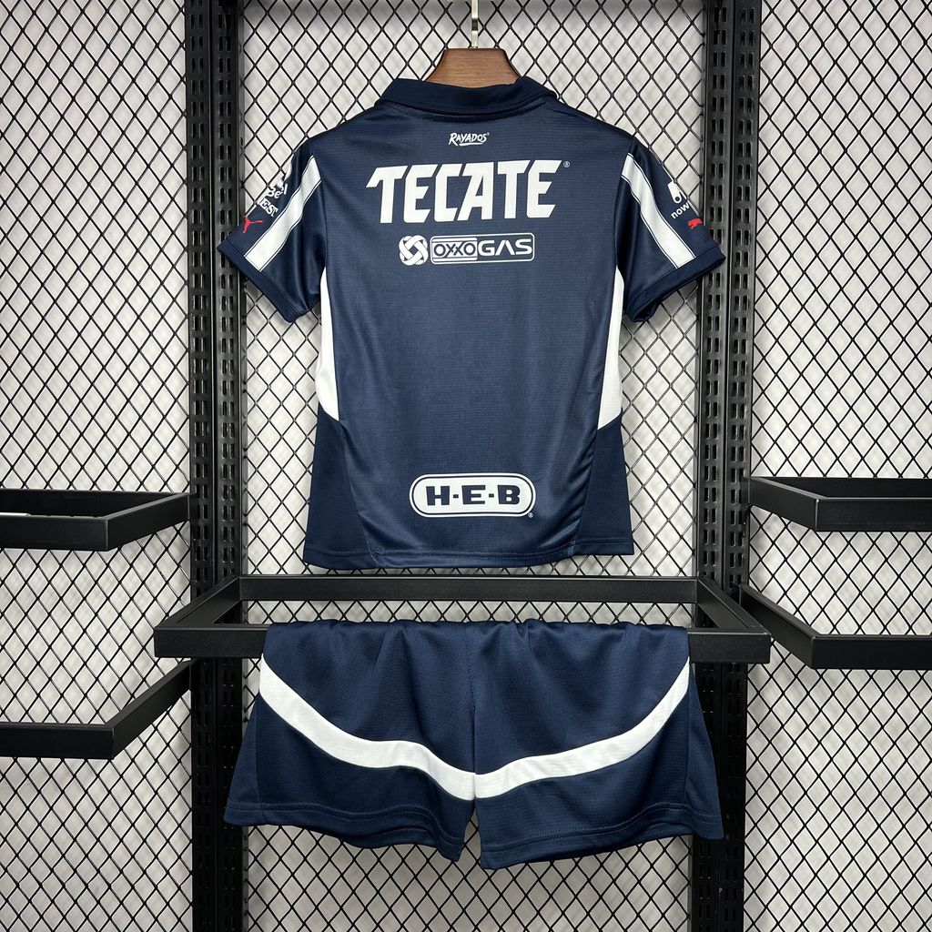 ManixJersey.com | Rayados Monterrey 24-25 Home Stadium Kids Kit -Customize Name, Number and Patch | Worldwide Shipping