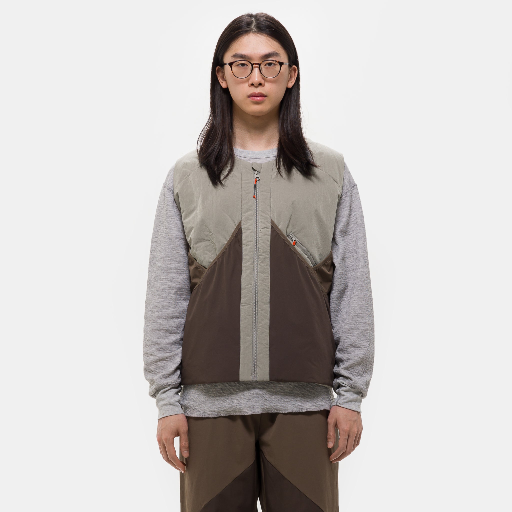 Stirrup Insulated Vest in Canteen