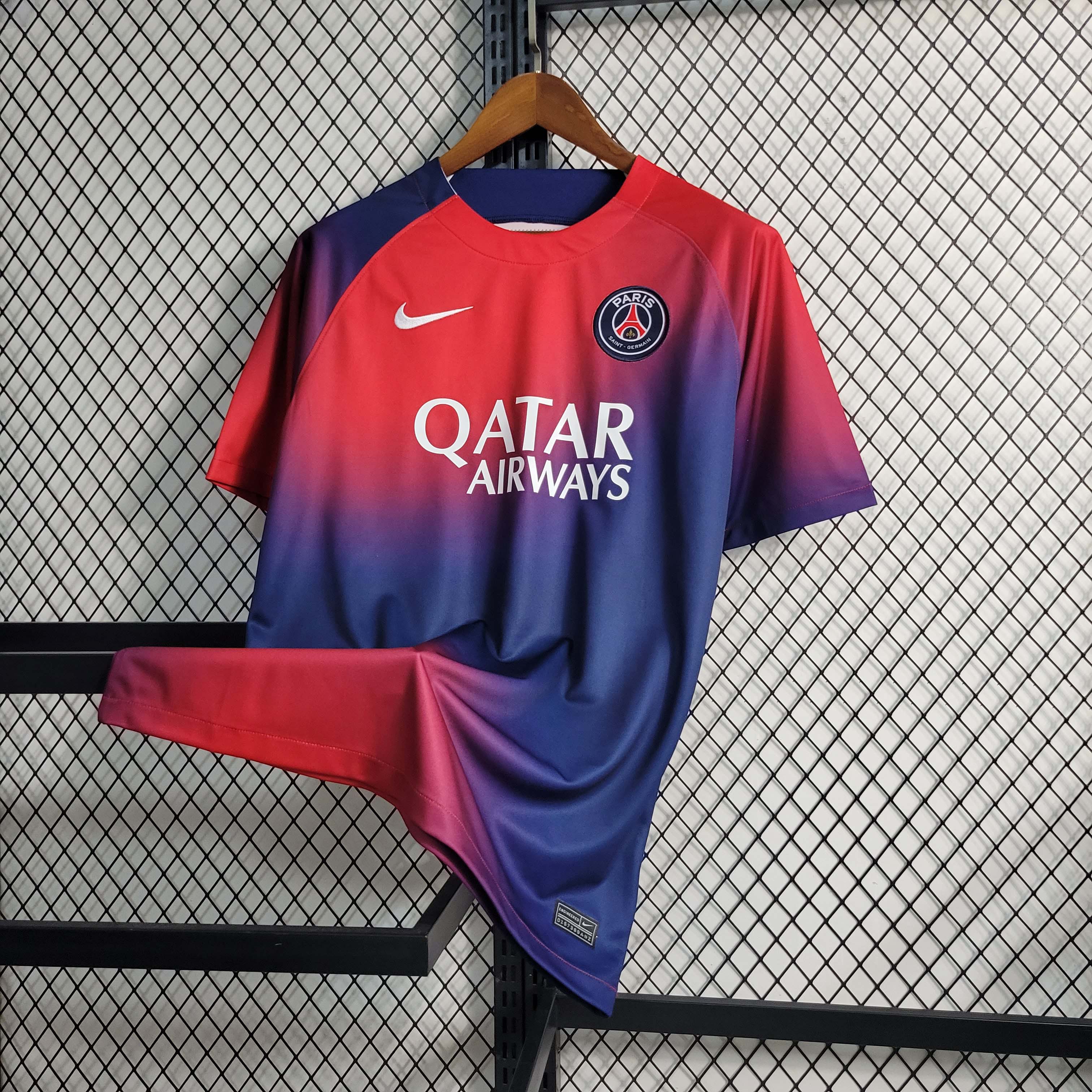 2023/2024 Paris Saint-Germain Red-Blue Training Kit:football jersey mysite: unitedjerseyfootball 邓江浪:football