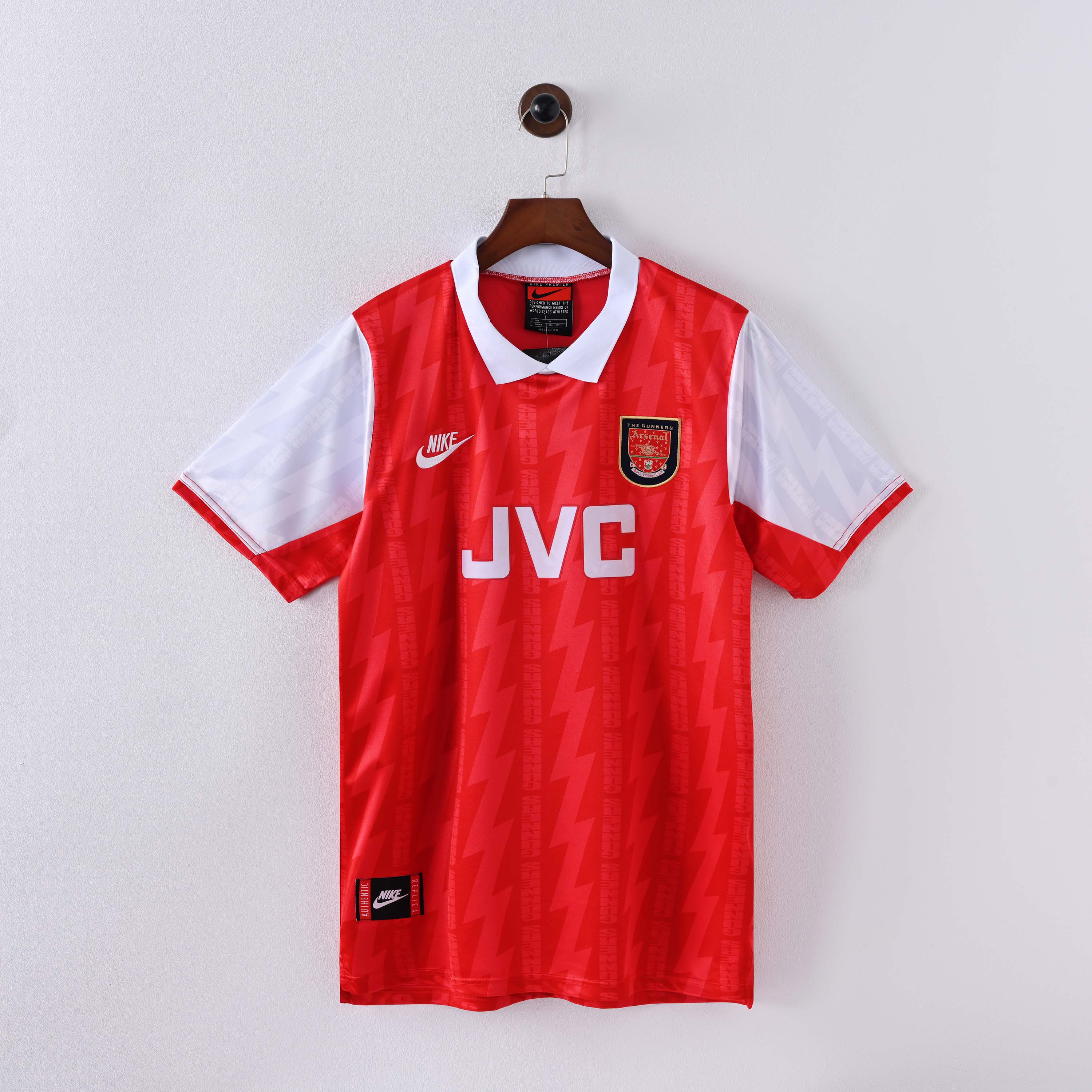 1993/1994 Retro Arsenal Home Football Shirt 1:1 Thai Quality:football jersey mysite: unitedjerseyfootball 邓江浪:football
