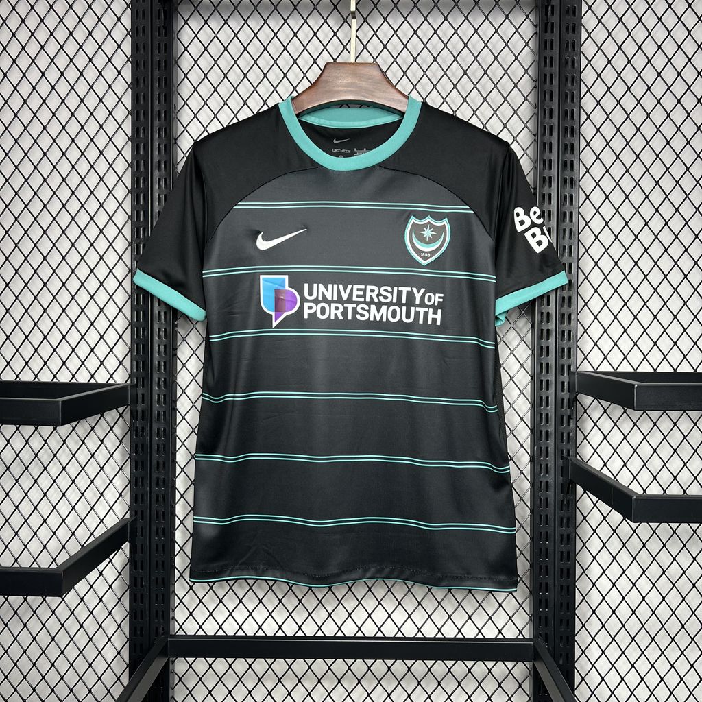 ManixJersey.com | Portsmouth 24-25 Away Jersey - Fans Version -Customize Name, Number and Patch | Worldwide Shipping