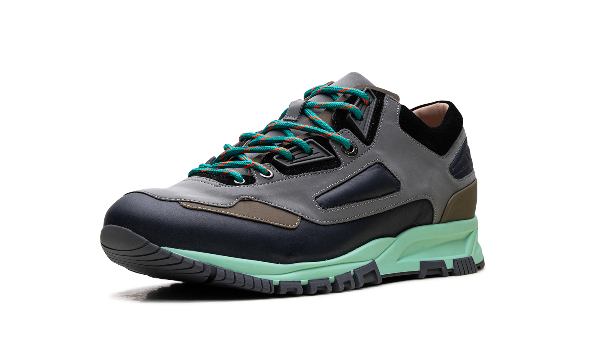 Reflective Running Sneaker "Grey Navy Blue"、mysite、Cacoeks