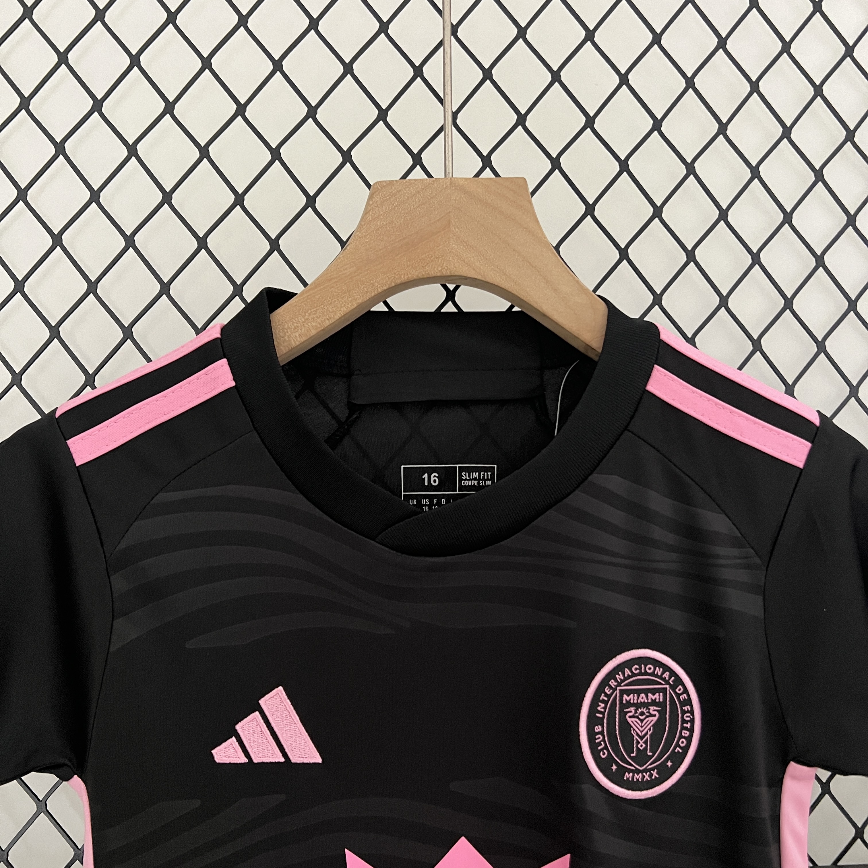 ManixJersey.com | Inter Miami 2024 Away Stadium Kids Kit -Customize Name, Number and Patch | Worldwide Shipping