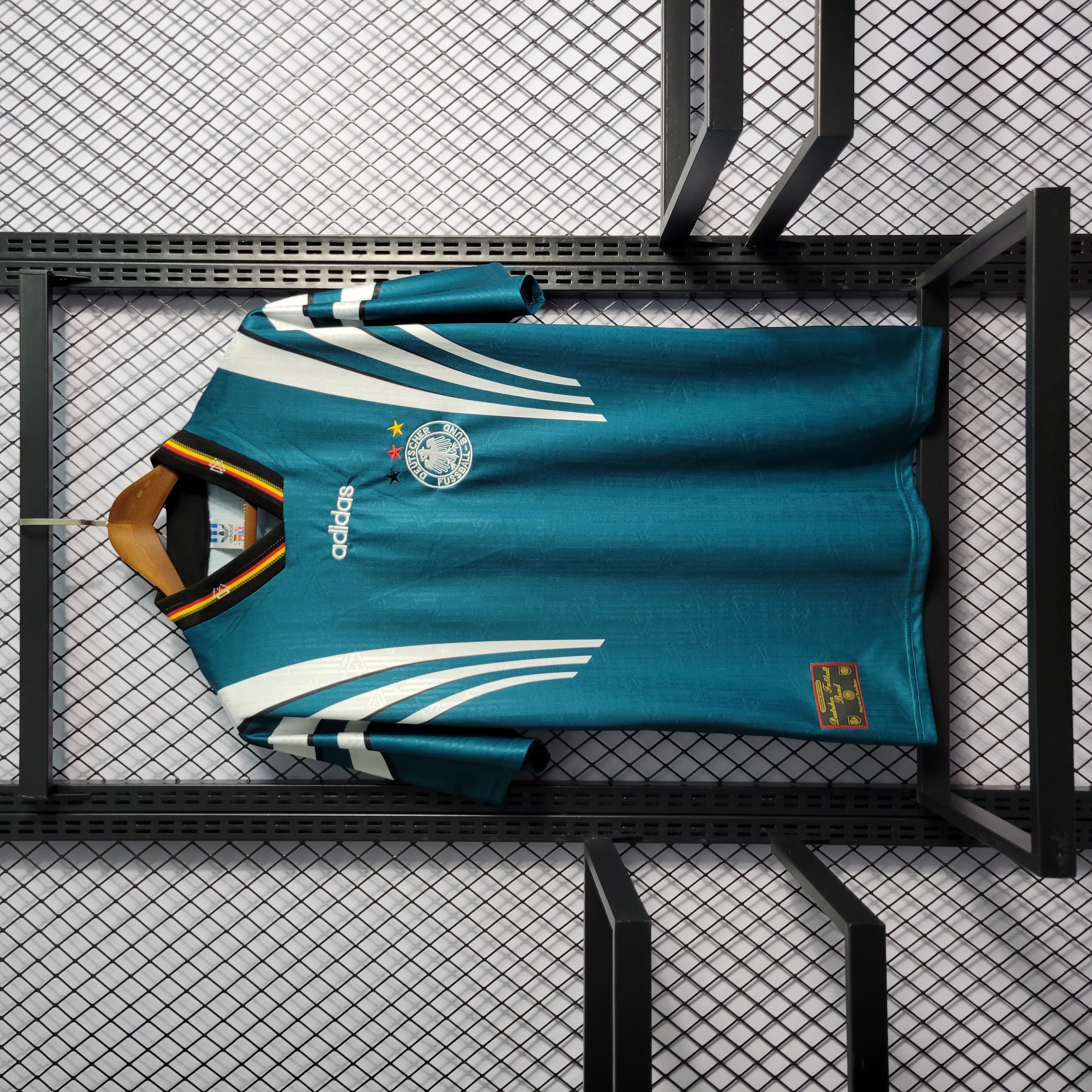 GlobeJersey-Retro Germany 1996 Away Stadium Jersey