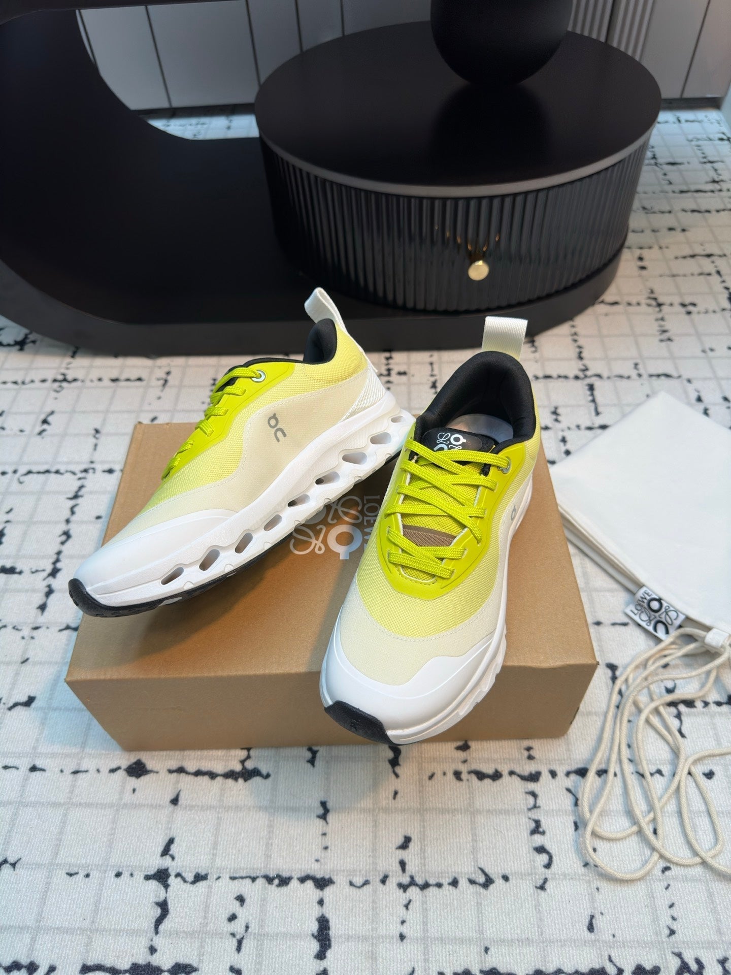 LW CLOUDTILT 2.0 SNEAKER WHITE AND LEMON POLYESTER、mysite、Cacoeks