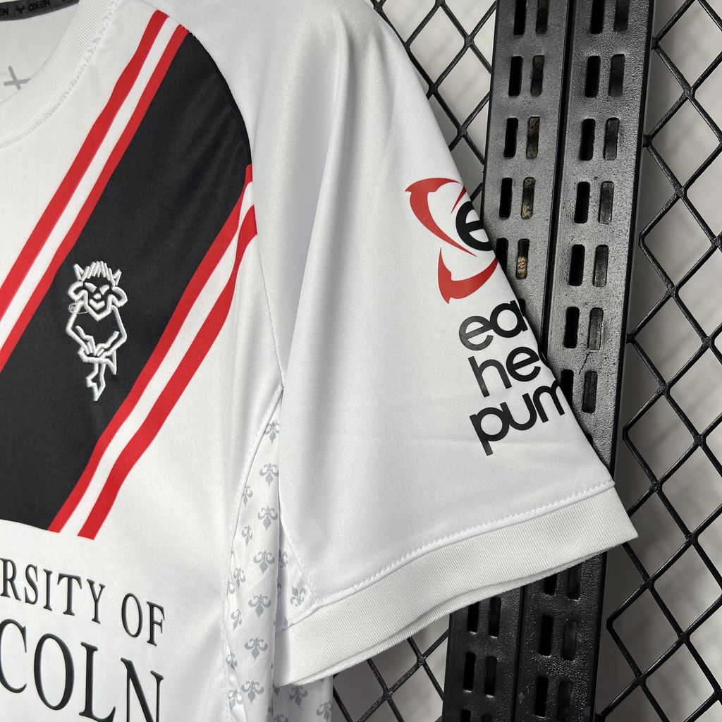 ManixJersey.com | Lincoln City 24-25 Away Jersey - Fans Version -Customize Name, Number and Patch | Worldwide Shipping