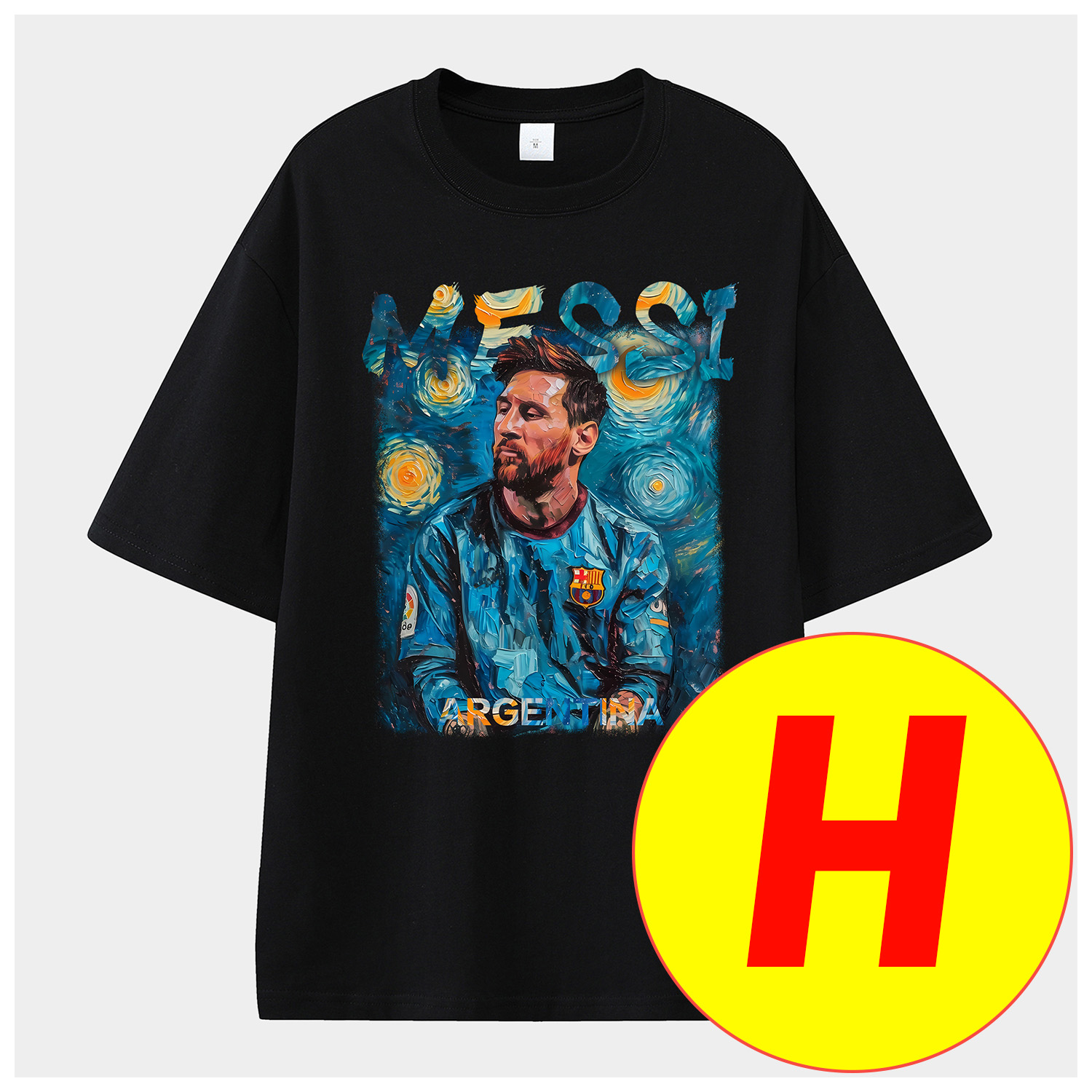 UltraTrikot-Messi GOAT Argentina Barcelona INT M.A.M Unisex Pure Cotton T-shirt