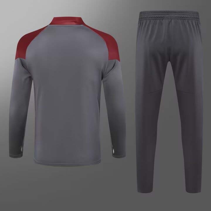 2023/2024 Manchester City Half-Pull Training Suit Gray Football Shirt 1:1 Thai Quality Set:football jersey mysite: unitedjerseyfootball 邓江浪:football