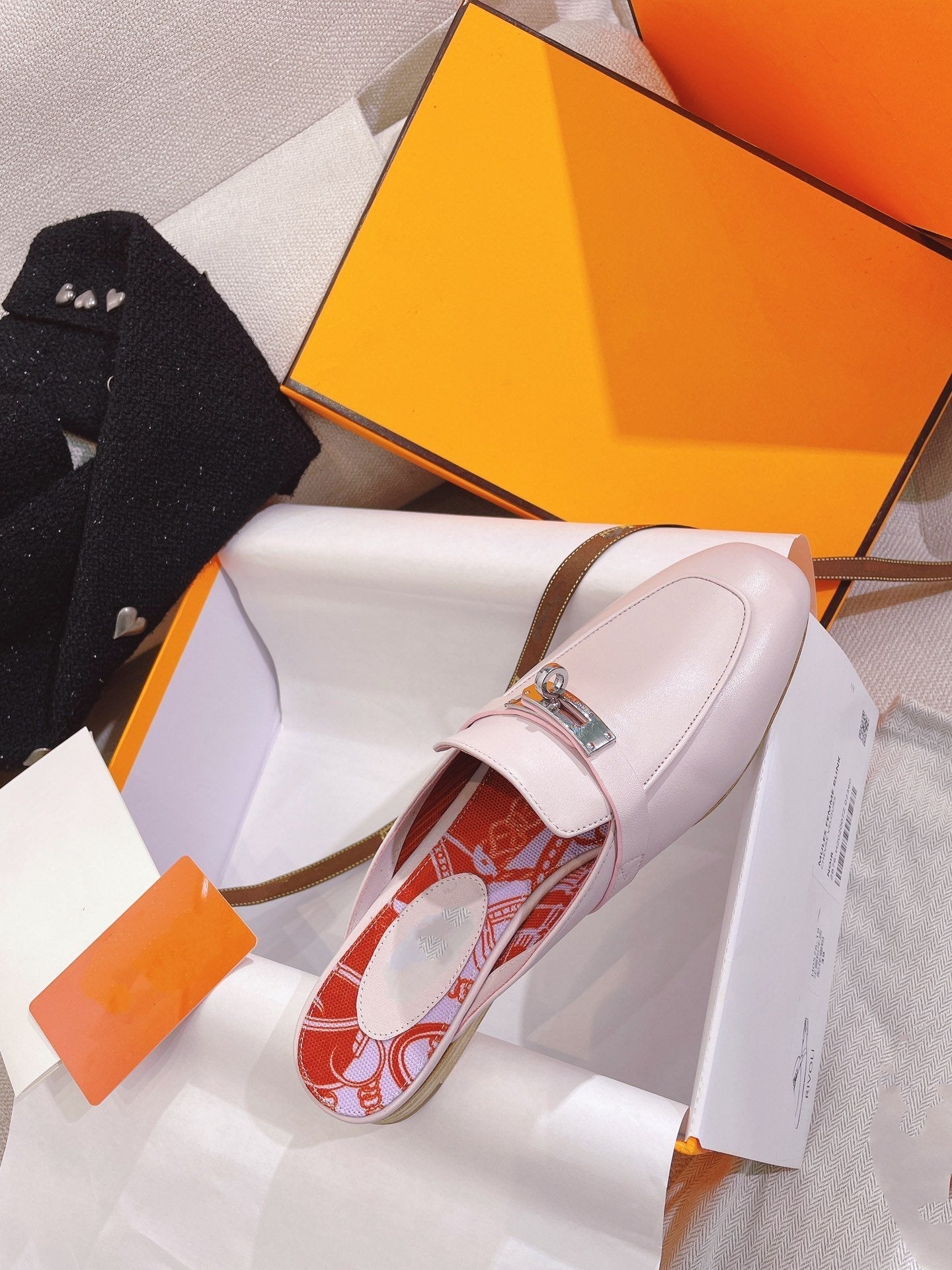 0Z Mule Pink Calfskin、mysite、Cacoeks