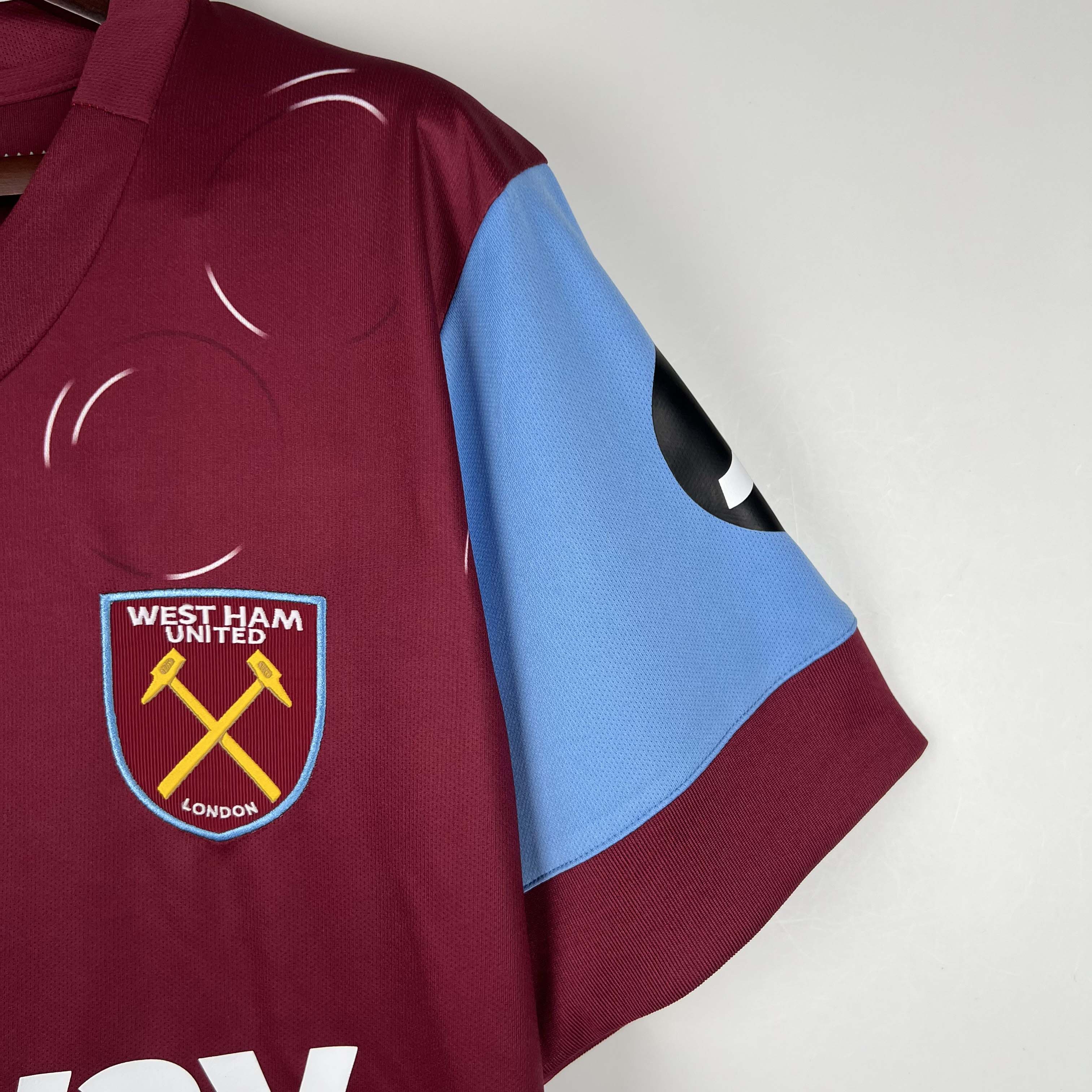 2023/2024 West Ham United Football Shirt Home 1:1 Thai Quality:football jersey mysite: unitedjerseyfootball 邓江浪:football