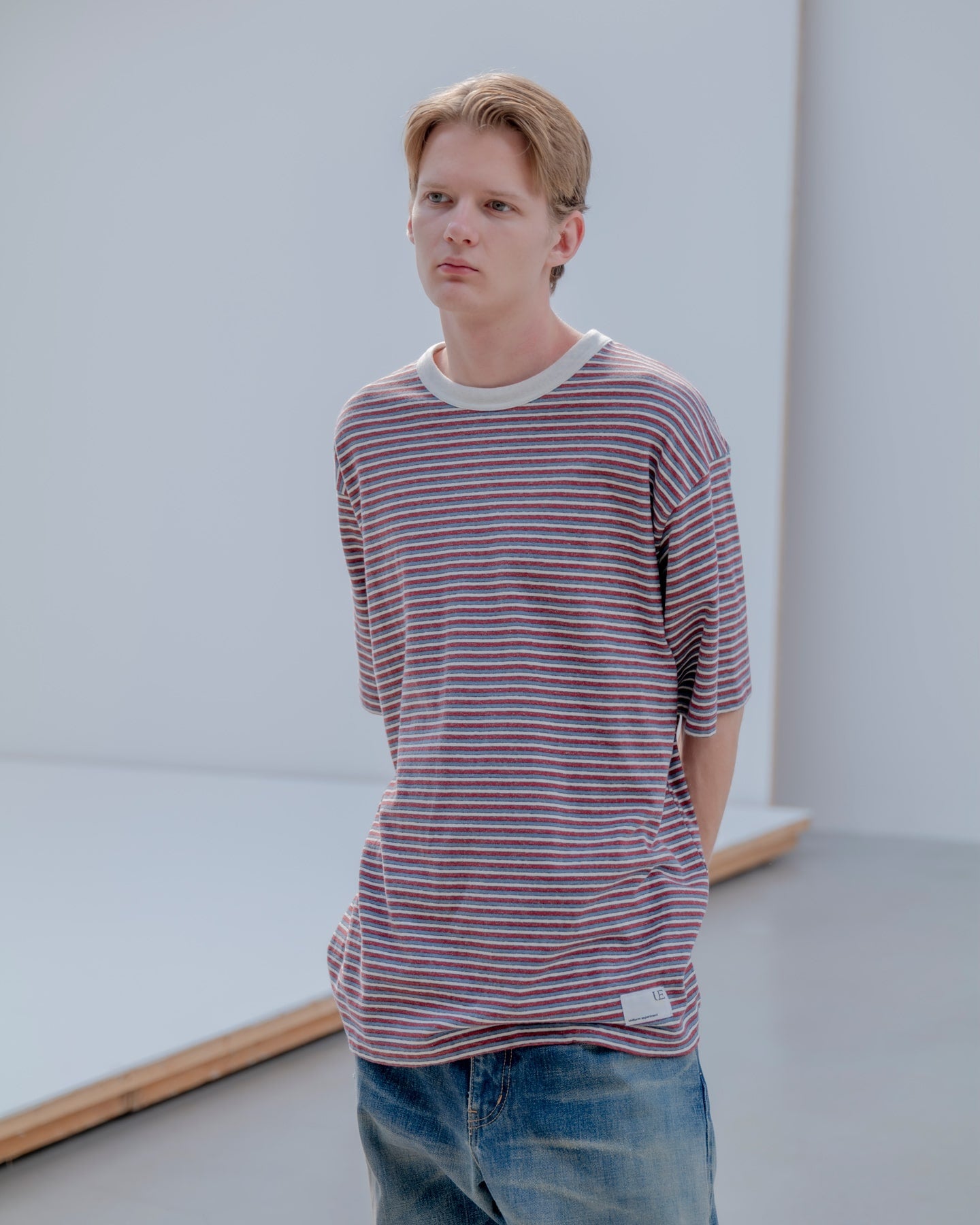 uniform experiment 25S/S MULTI BORDER TEE  UE-250017 