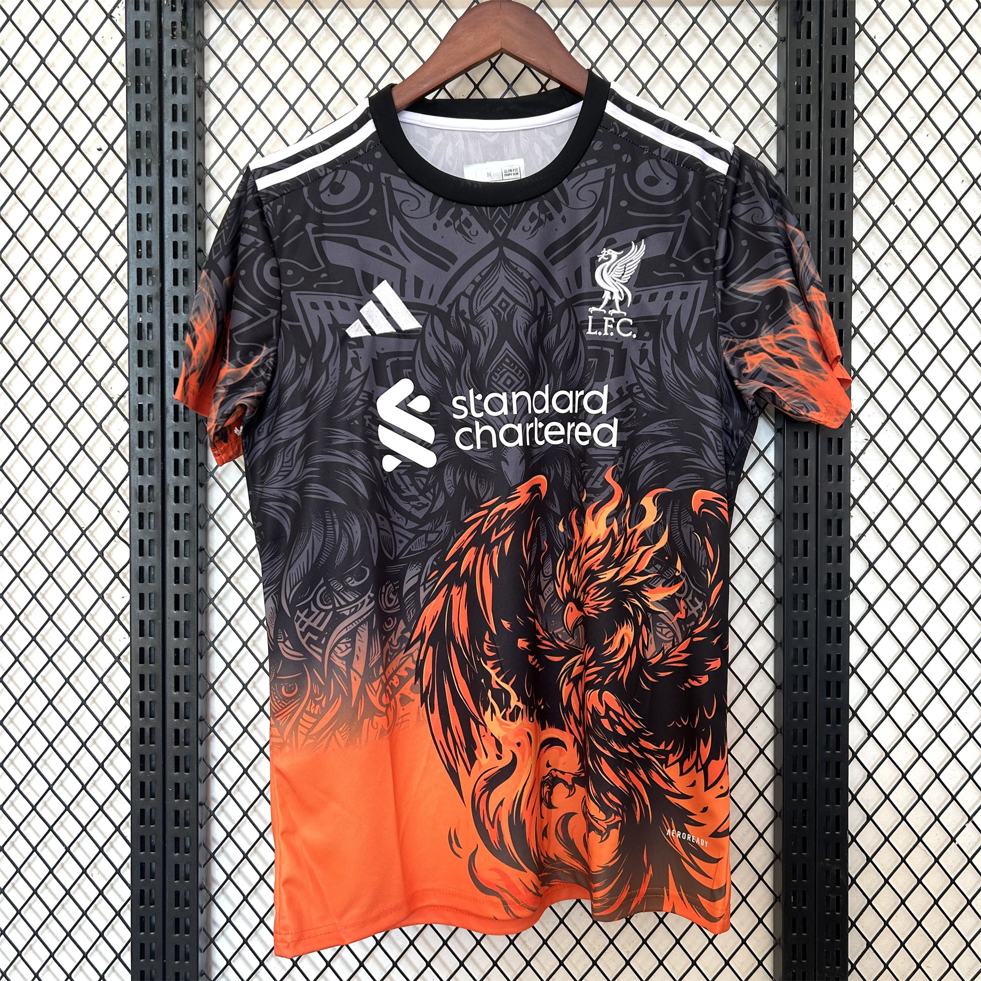 ManixJersey.com | Liver.pool 24-25 Orange Fire Phoenix Special Edition Jersey - Fans Version -Customize Name, Number and Patch | Worldwide Shipping