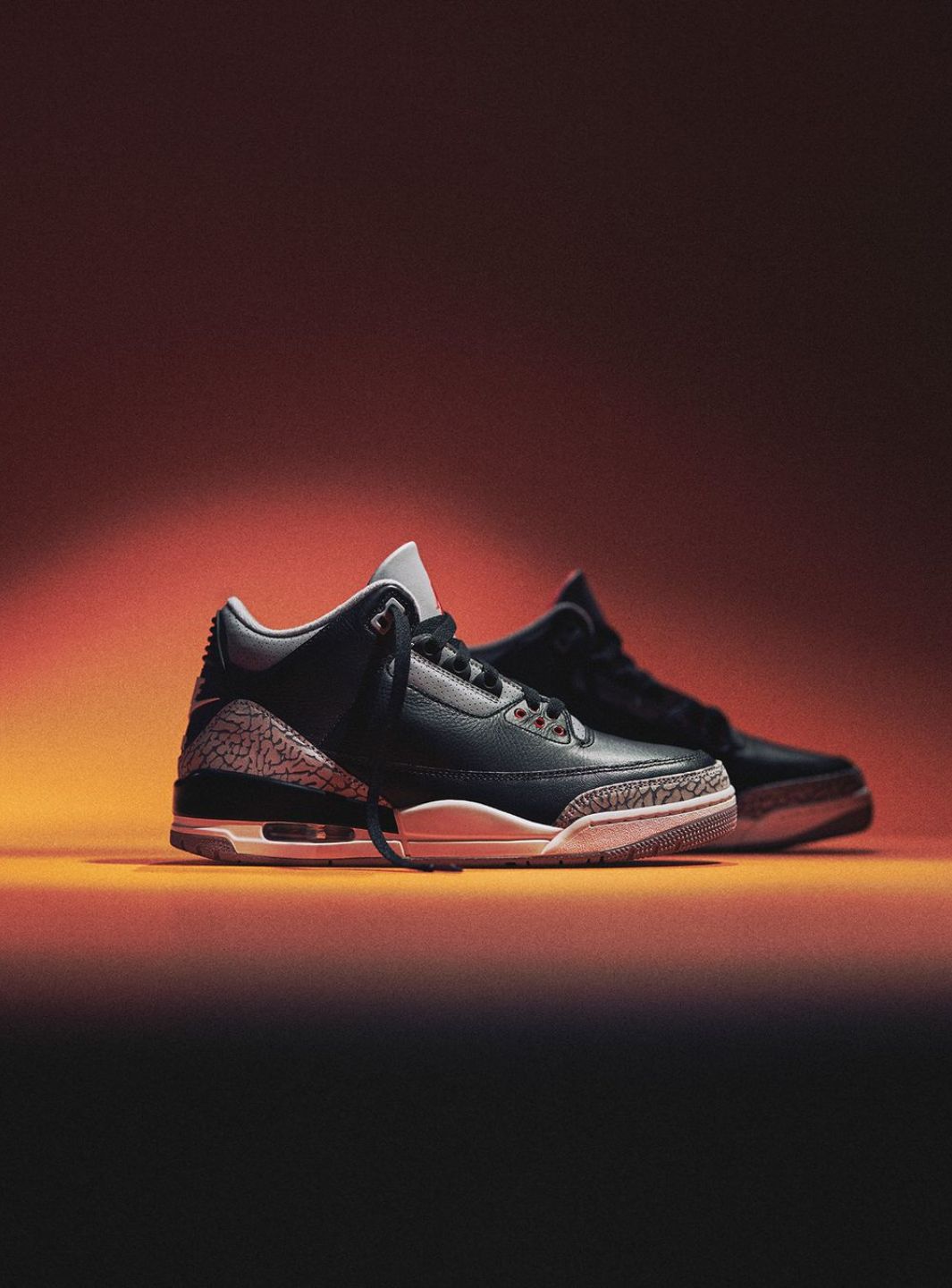 Air Jordan 3 Retro OG Black Cement (2024)、JORDAN、Cacoeks