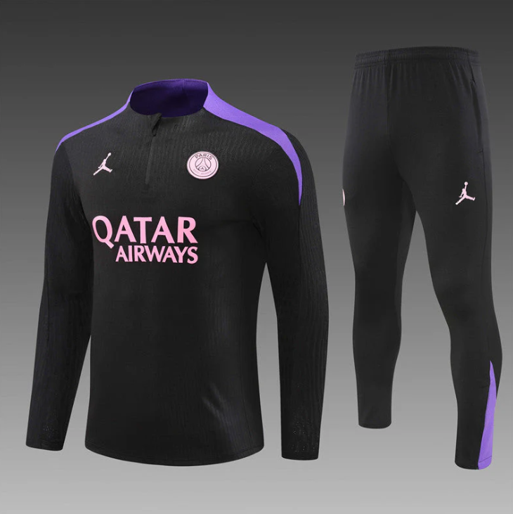 22/23 Paris Saint-Germain Training Suit Black Football Shirt Set-mysite Custom Football Kit- Nextkits