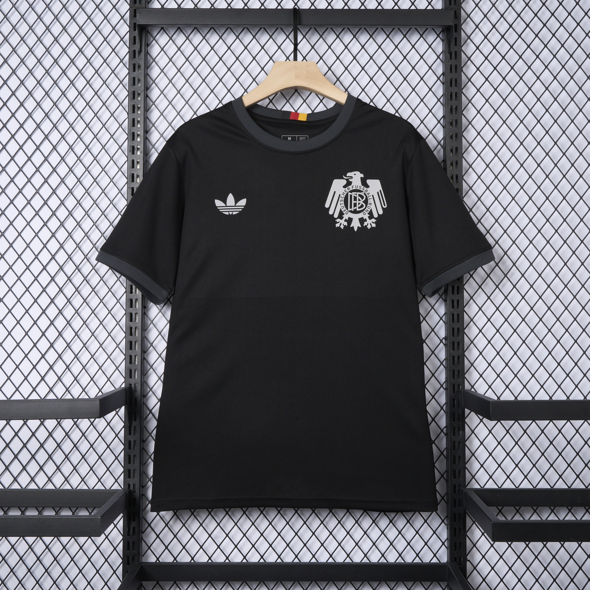 GlobeJersey-Germany 2025 Black 125-Year Anniversary Jersey - Fans Version