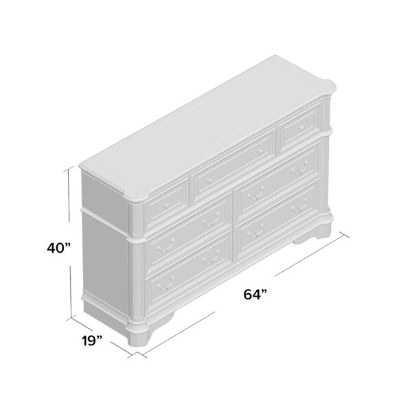Hanley 7 Drawer 64'' W Dresser