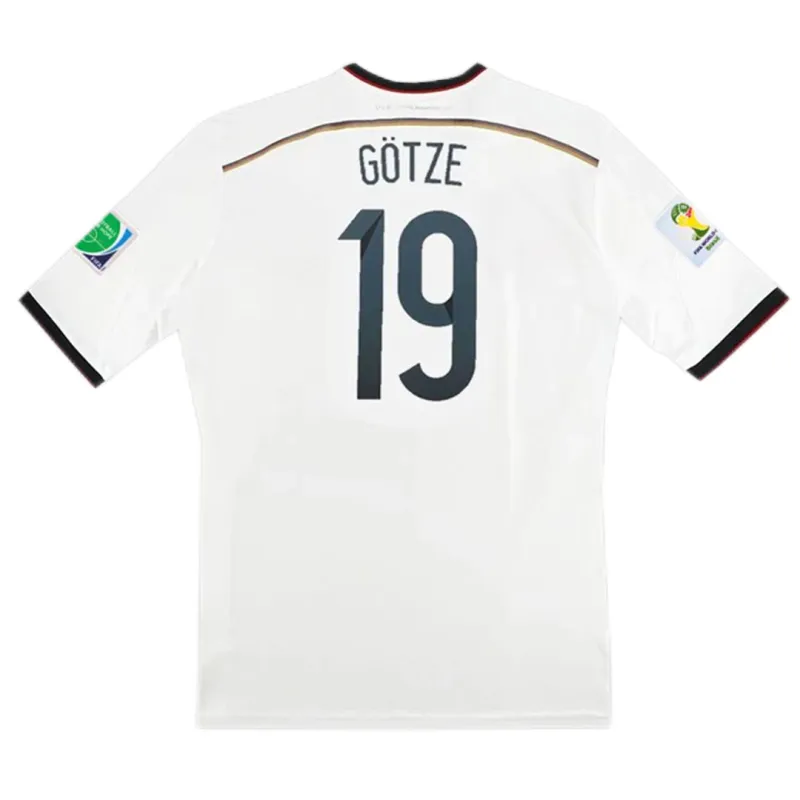 2014 Germany Home soccer jersey-Retro version: Ajax 24-25 Home Stadium Jersey - Fans Version mysite: Adidas luxuryfootballshirts.com: https://www.luxuryfootballshirts.com/