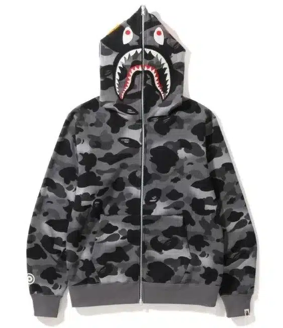 BAPE Grid Camo Shark Hoodie、mysite、Cacoeks