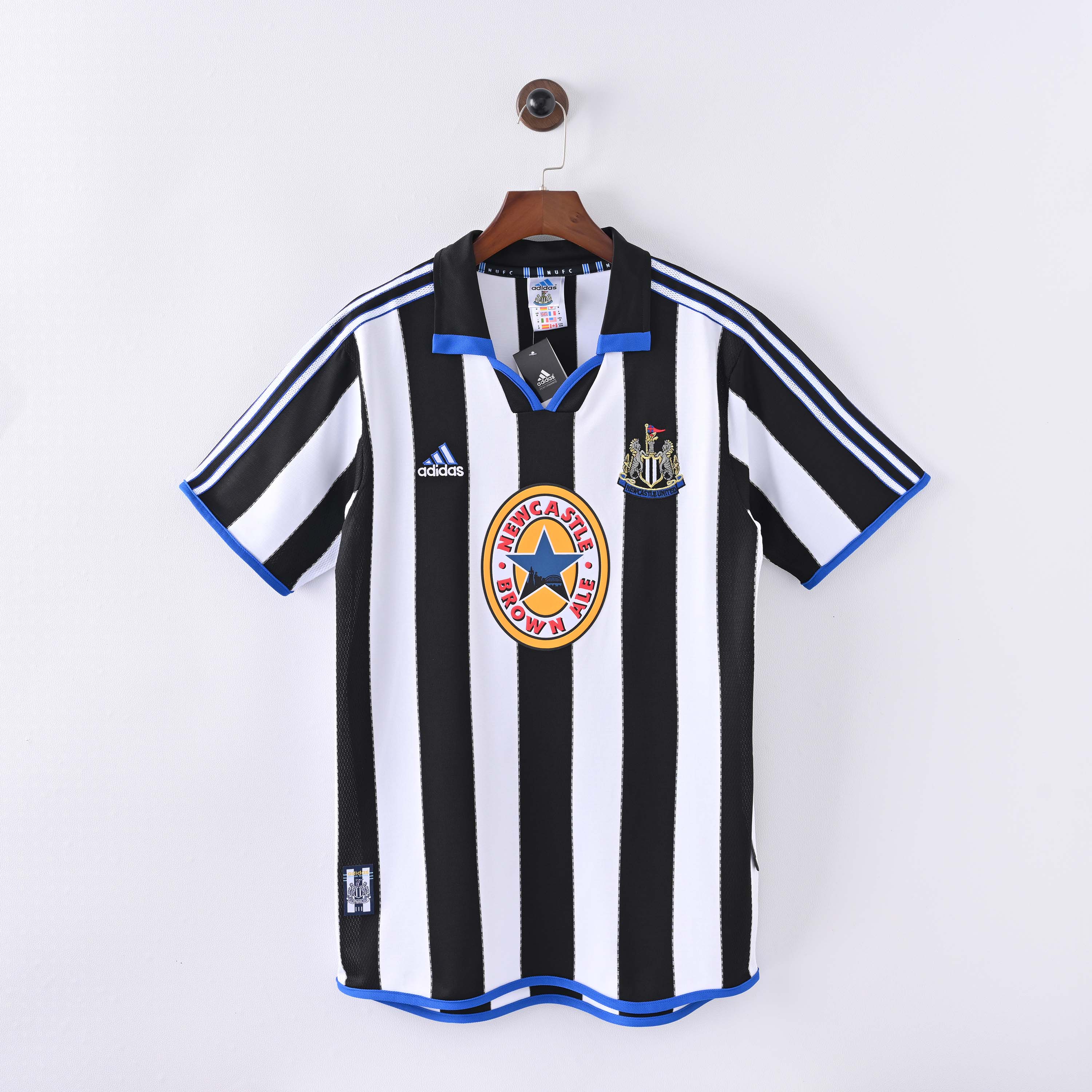 1999/2000 Retro Newcastle United Home Football Shirt 1:1 Thai Quality:football jersey mysite: unitedjerseyfootball 邓江浪:football