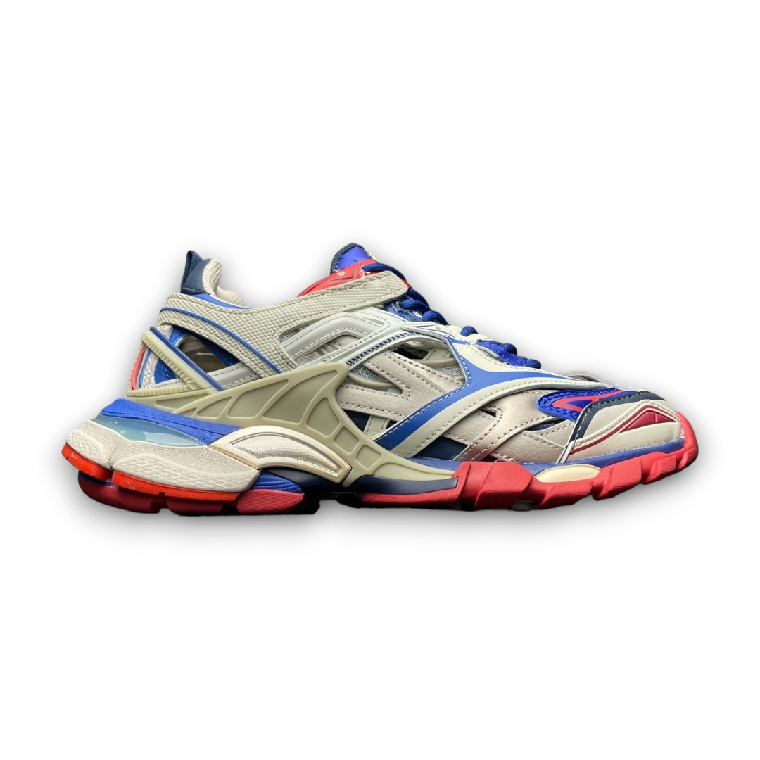 Balenciaga Track 2.0 Trainer in Beige Blue Red、mysite、Cacoeks