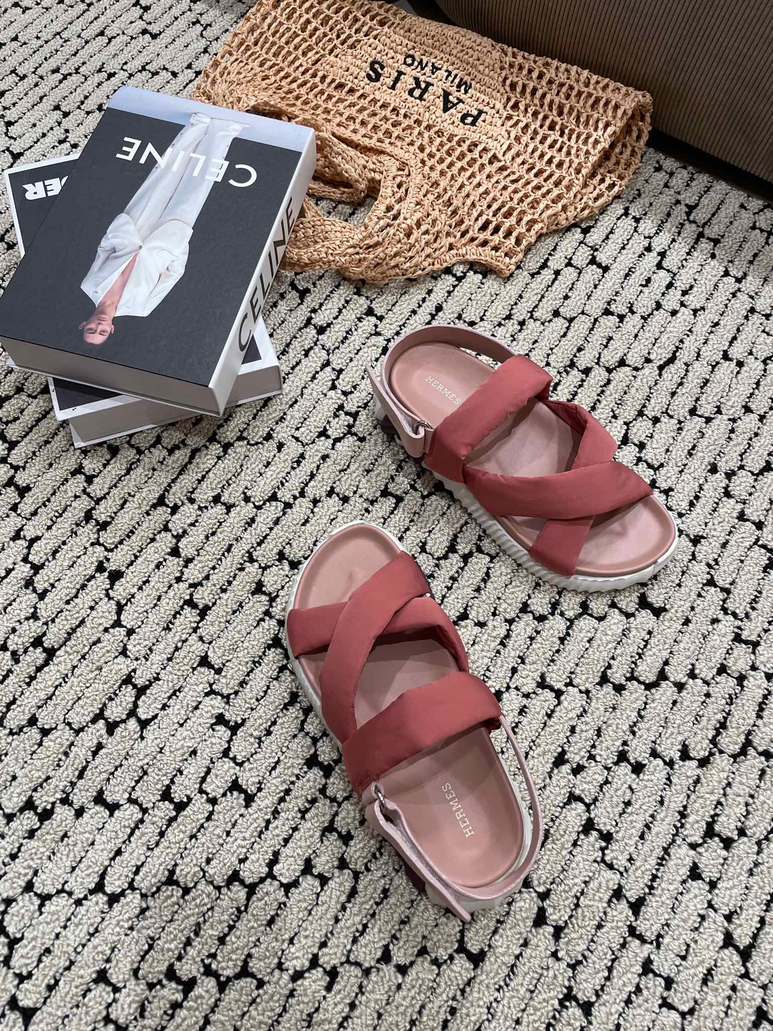 ELECTRIC SANDAL ROUGE CALFSKIN、mysite、Cacoeks