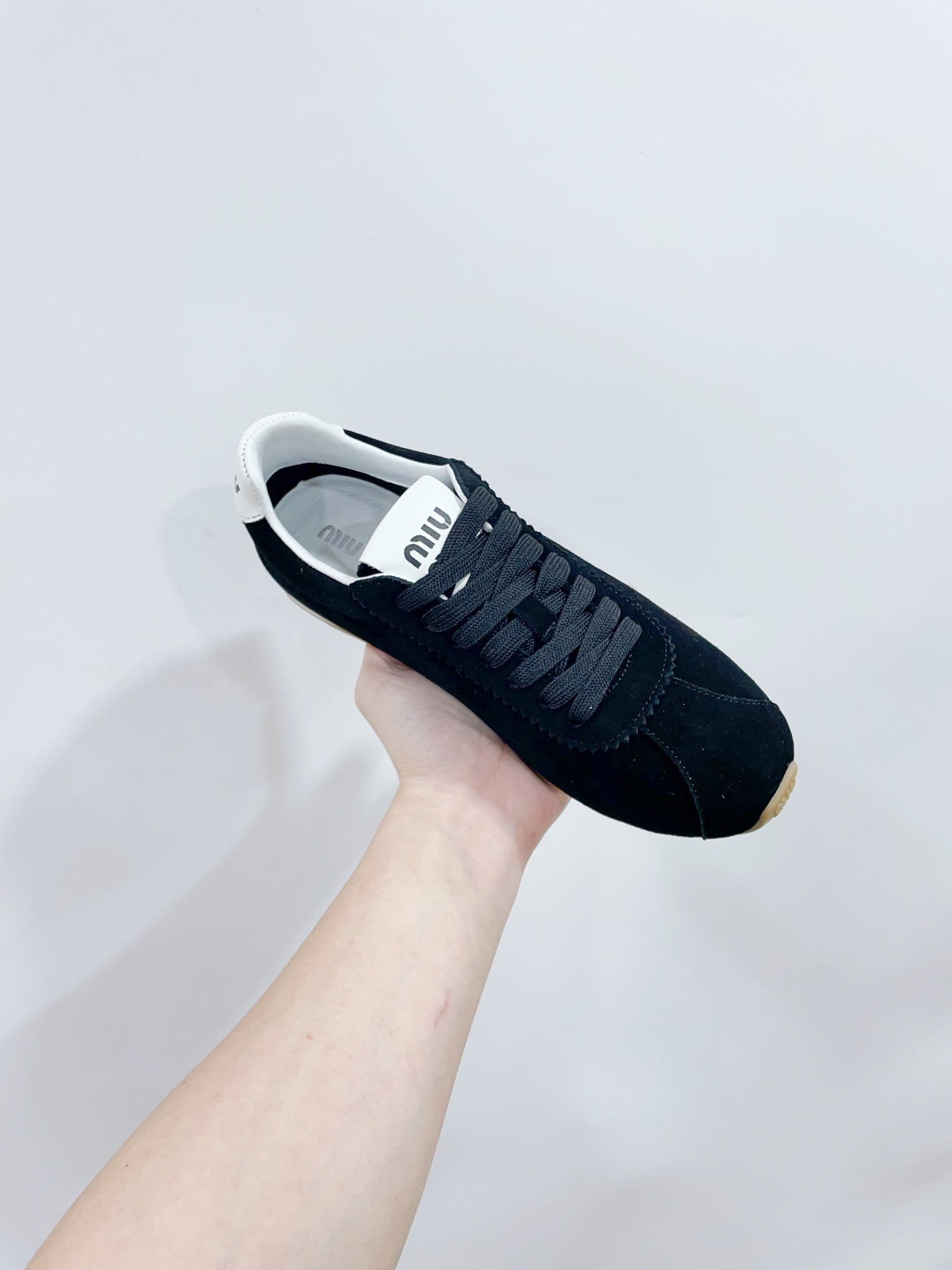 PLUME SUEDE SNEAKERS BLACK、mysite、Cacoeks