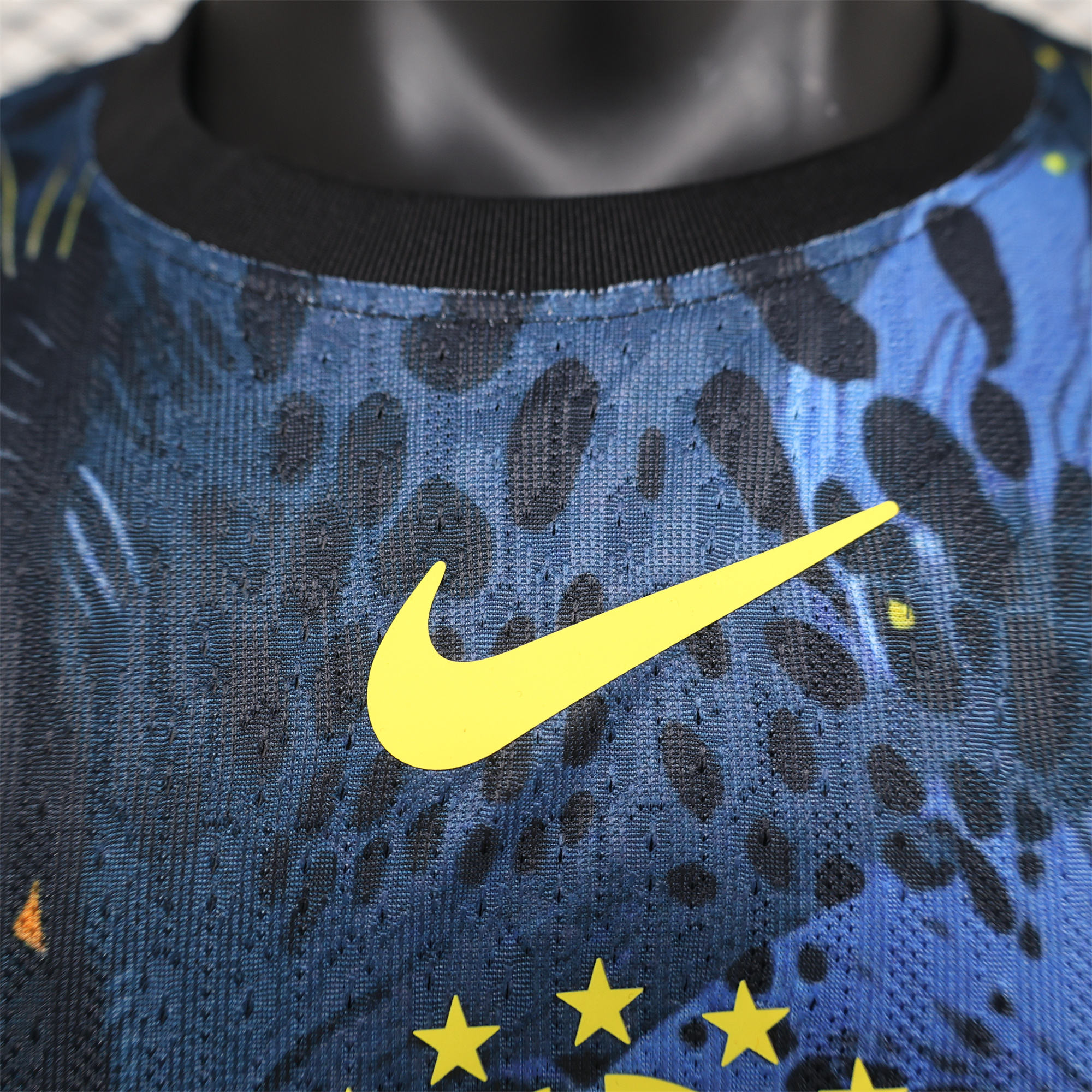 GlobeJersey-Brazil 2024 Black Blue Tiger Jersey - Player Version