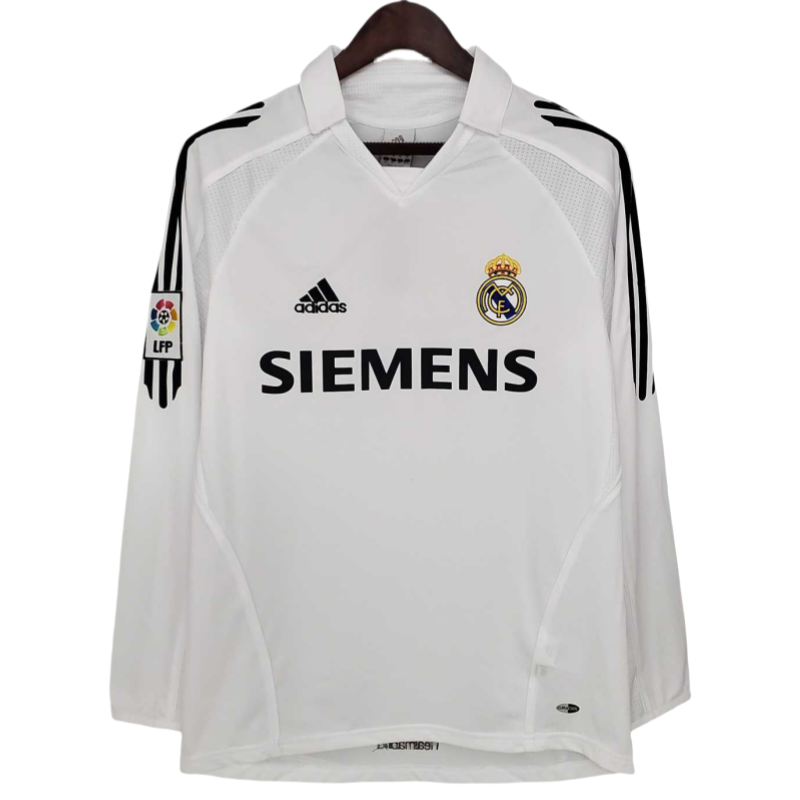 05-06 Real Madrid home long sleeves soccer jersey-Retro version: Ajax 24-25 Home Stadium Jersey - Fans Version mysite: Adidas luxuryfootballshirts.com: https://www.luxuryfootballshirts.com/