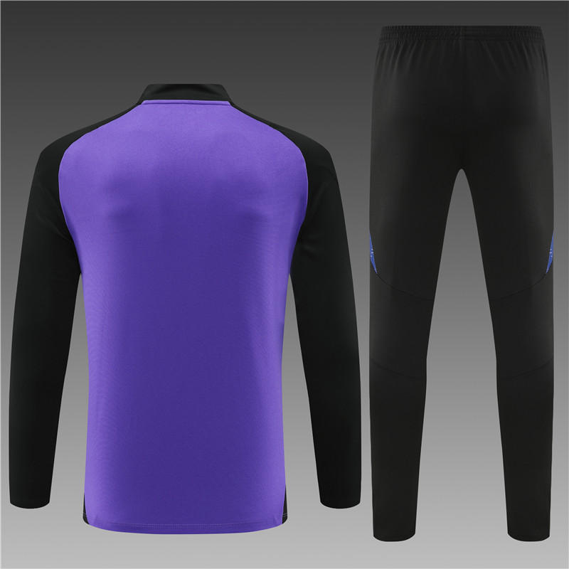 ManixJersey.com | Germany 2024 Long Sleeve Training Set - Purple With Black -Customize Name, Number and Patch | Worldwide Shipping