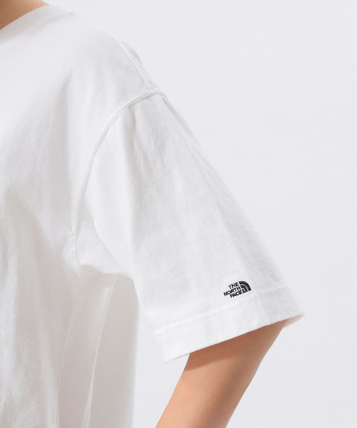 BEAMS x THE NORTH FACE PURPLE LABEL Asymmetric Logo T-shirt 25SS