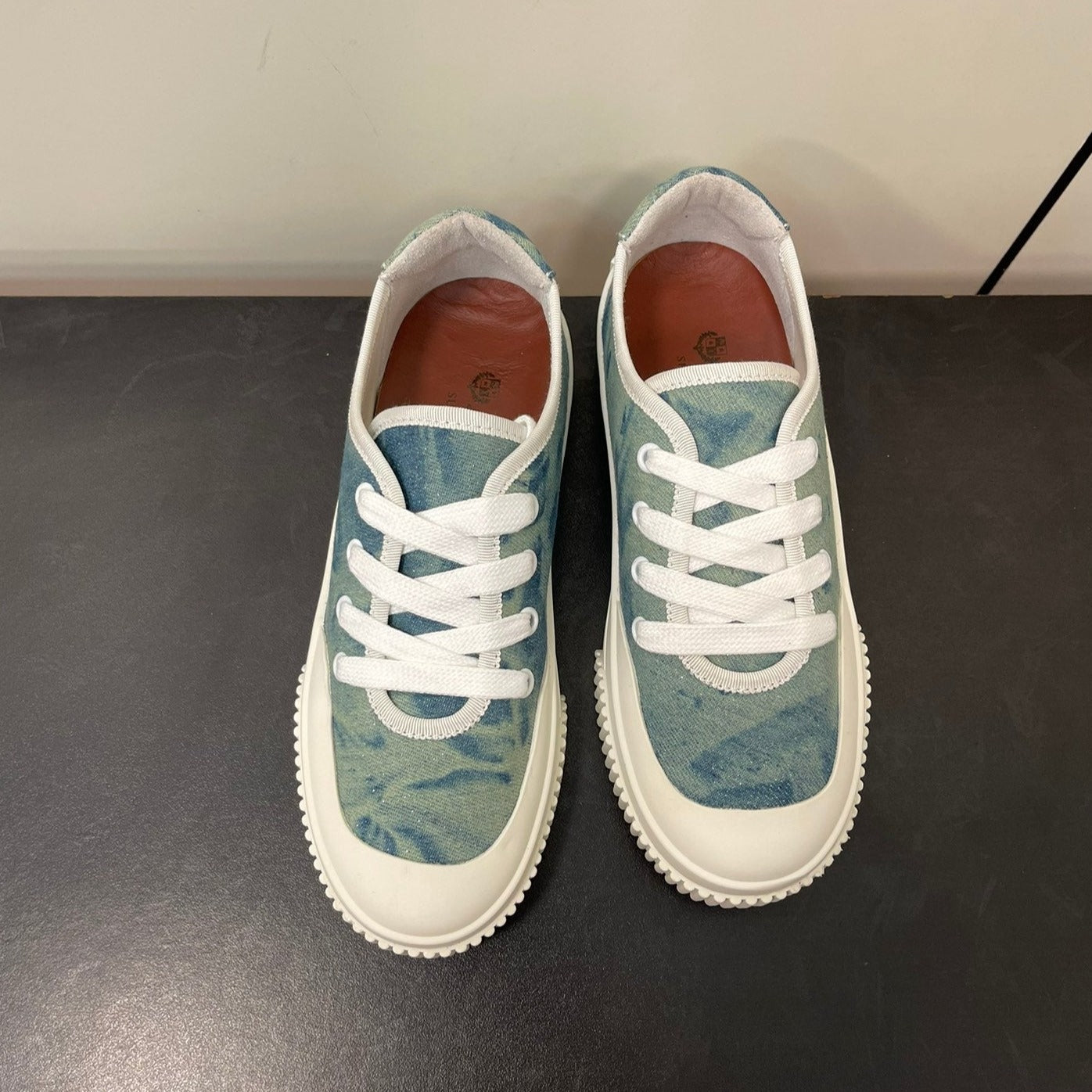 LP CLASSIC BISCUIT SNEAKER SAPPHIRE CALFSKIN、mysite、Cacoeks