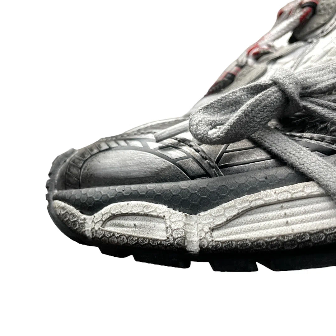 Balenciaga 3XL Sneaker in Grey White Red、mysite、Cacoeks