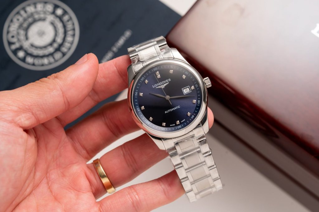 Đồng Hồ Nam Longines Lyre L4.961.4.92.6 Mặt Xanh 40mm (1)