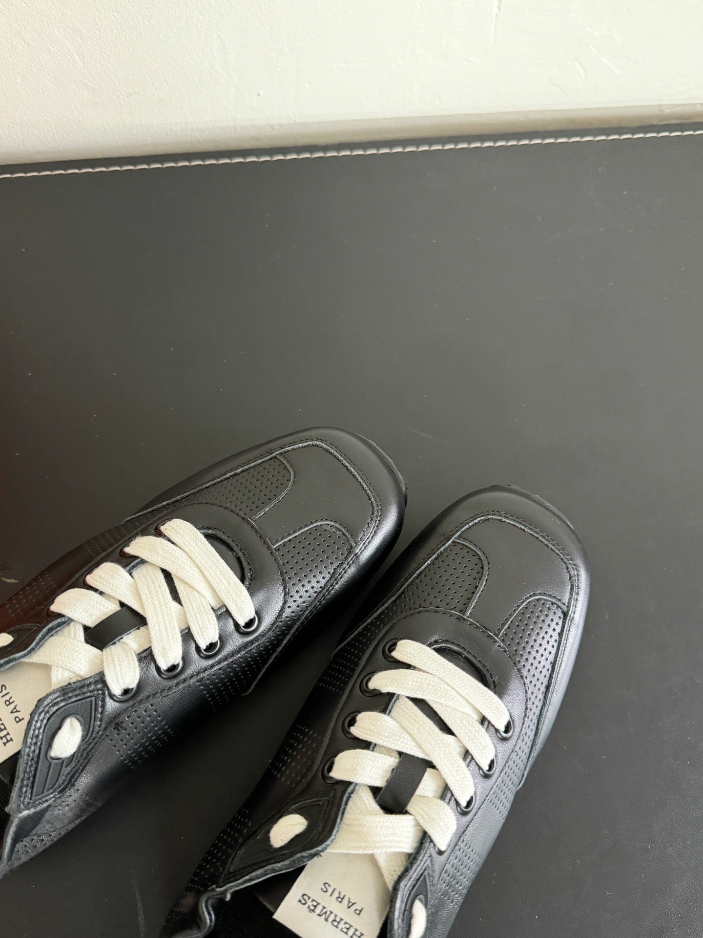 SKATEBOARD SHOES BLACK CALFSKIN、mysite、Cacoeks