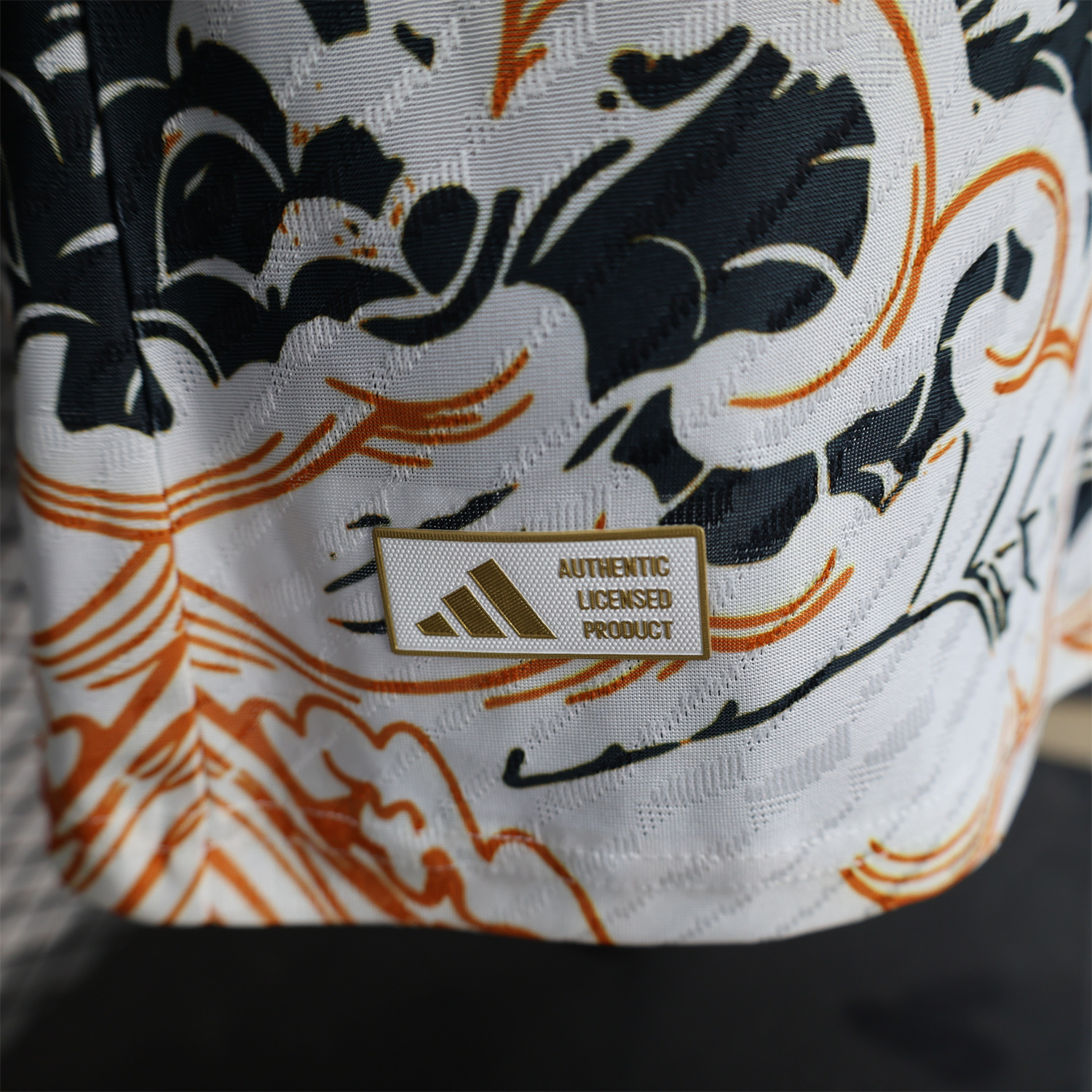 UltraTrikot-Real Madrid 24-25 Black & Orange Loong White Jersey - Player Version