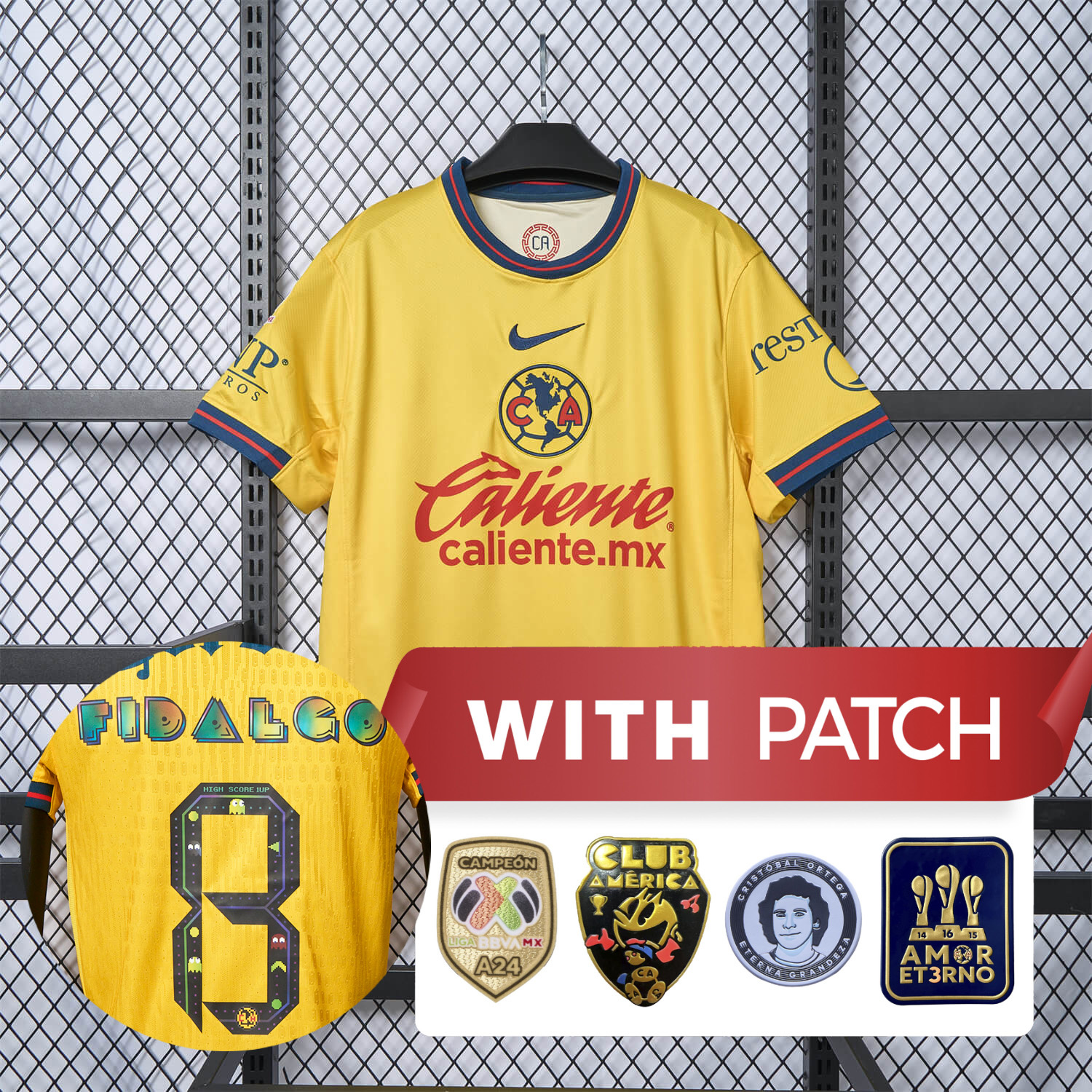 UltraTrikot-【Pac-Man Version】Club América 24-25 Home Jersey - Fans Version