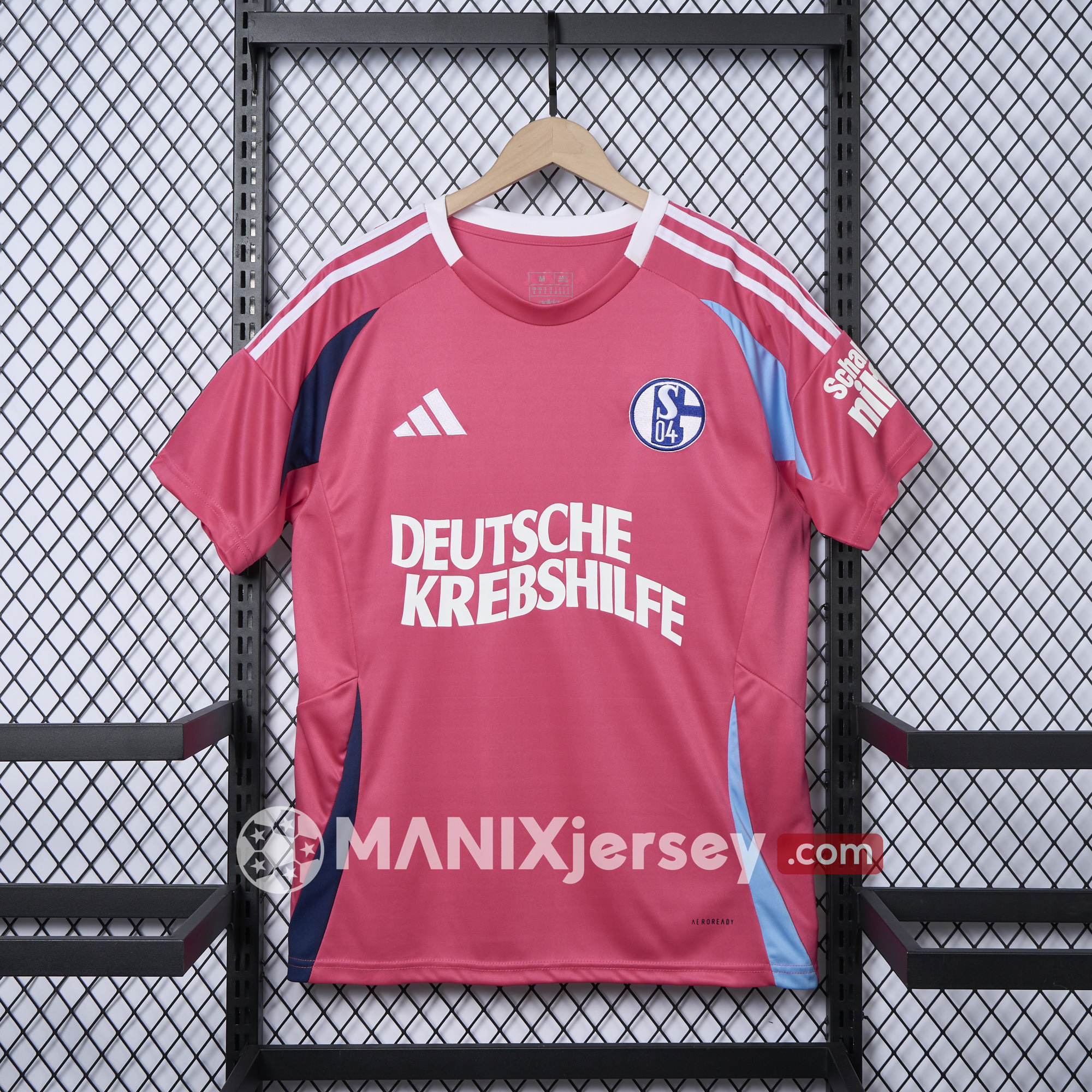 ManixJersey.com | Schalke 04 24-25 GK Pink October Jersey - Fans Version -Customize Name, Number and Patch | Worldwide Shipping